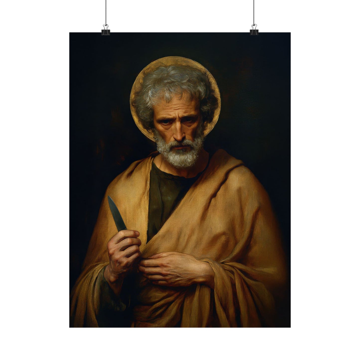 Saint Bartholomew the Apostle - Sanctified Souls Print - Multiple Sizes - Premium Matte Vertical Posters