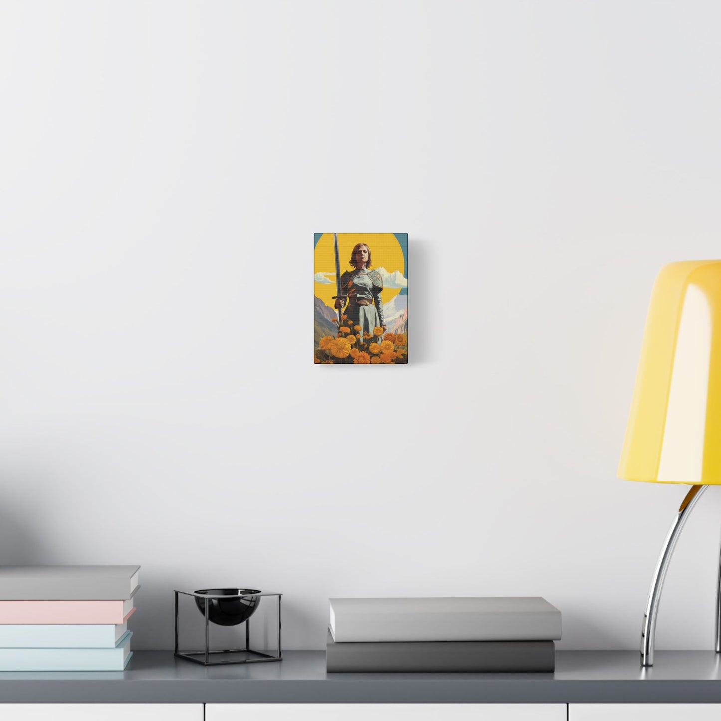 Saint Joan of Arc - Museum Wrapped Canvas - Sanctified Souls Print - Religious Art for your Home