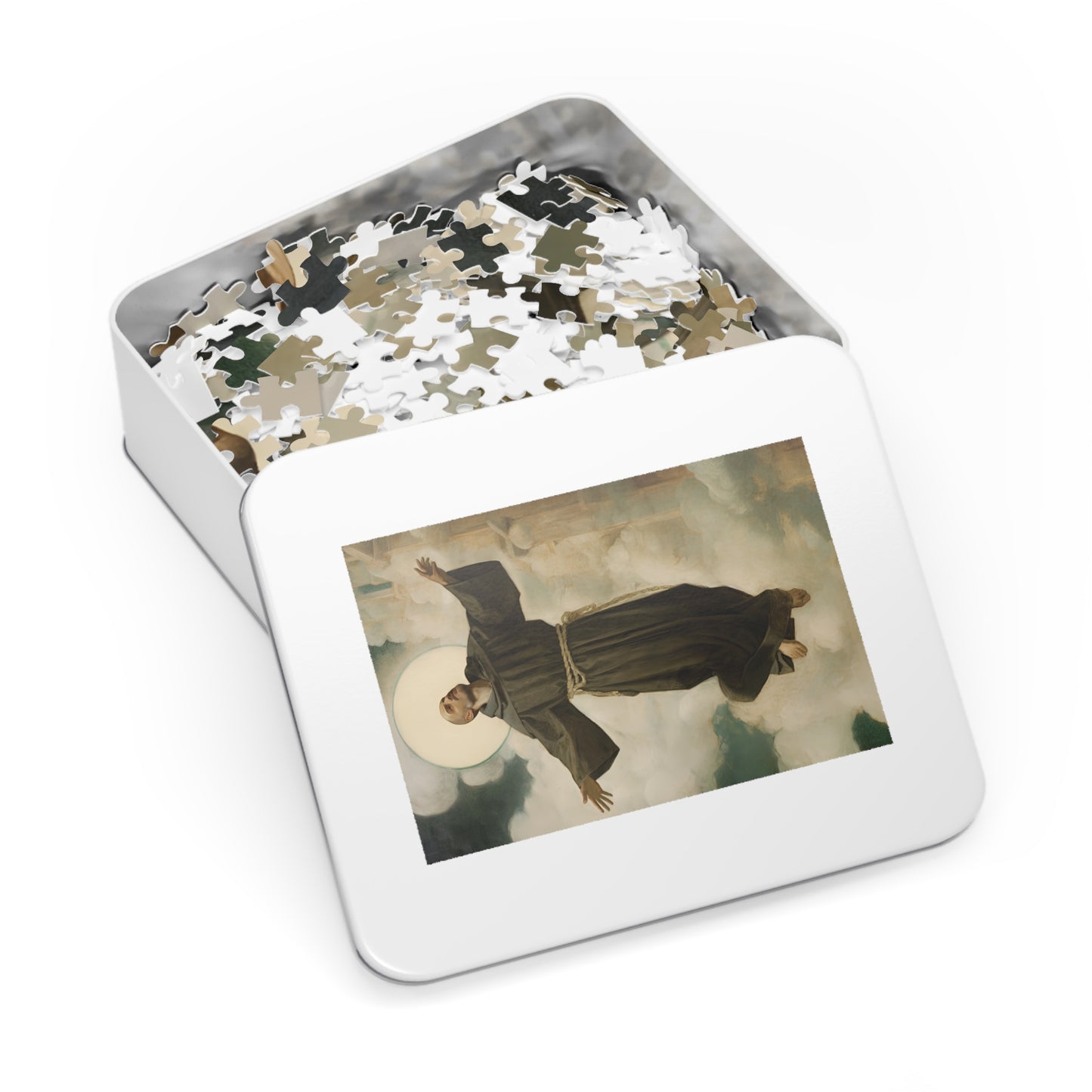Saint Joseph of Cupertino - Puzzle and Keepsake Tin - Religious Jigsaw Puzzle (30, 110, 252, 500,1000-Piece) - Religious Puzzle