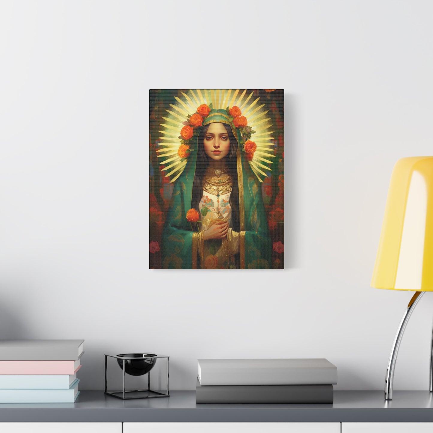 Patroness of Hope Our Lady of Guadalupe Museum Wrapped Canvas Print - Multiple Sizes - Catholic Home art