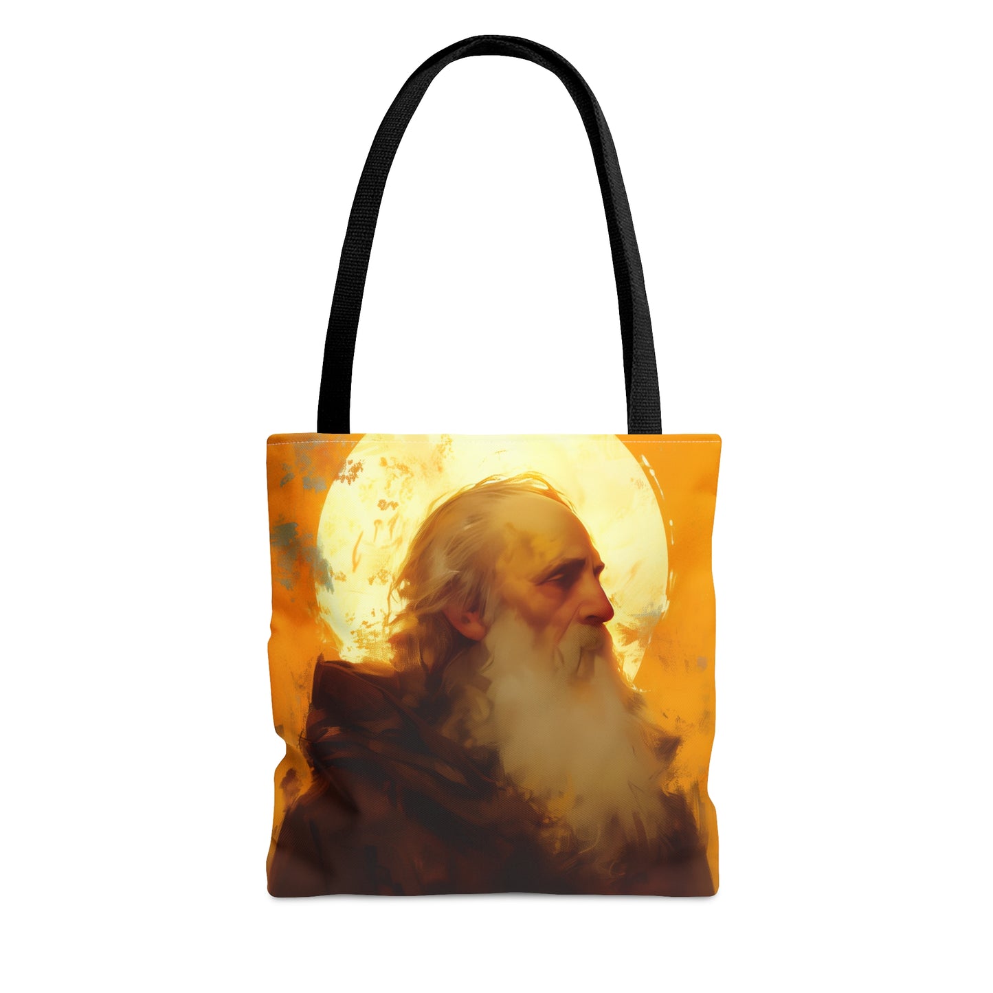 Saint Samson of Dol Tote Bag - Large Medium Small Faith Art Bag - Catholic Faith Purse - Religious Carry All - Re usable Bible Purse