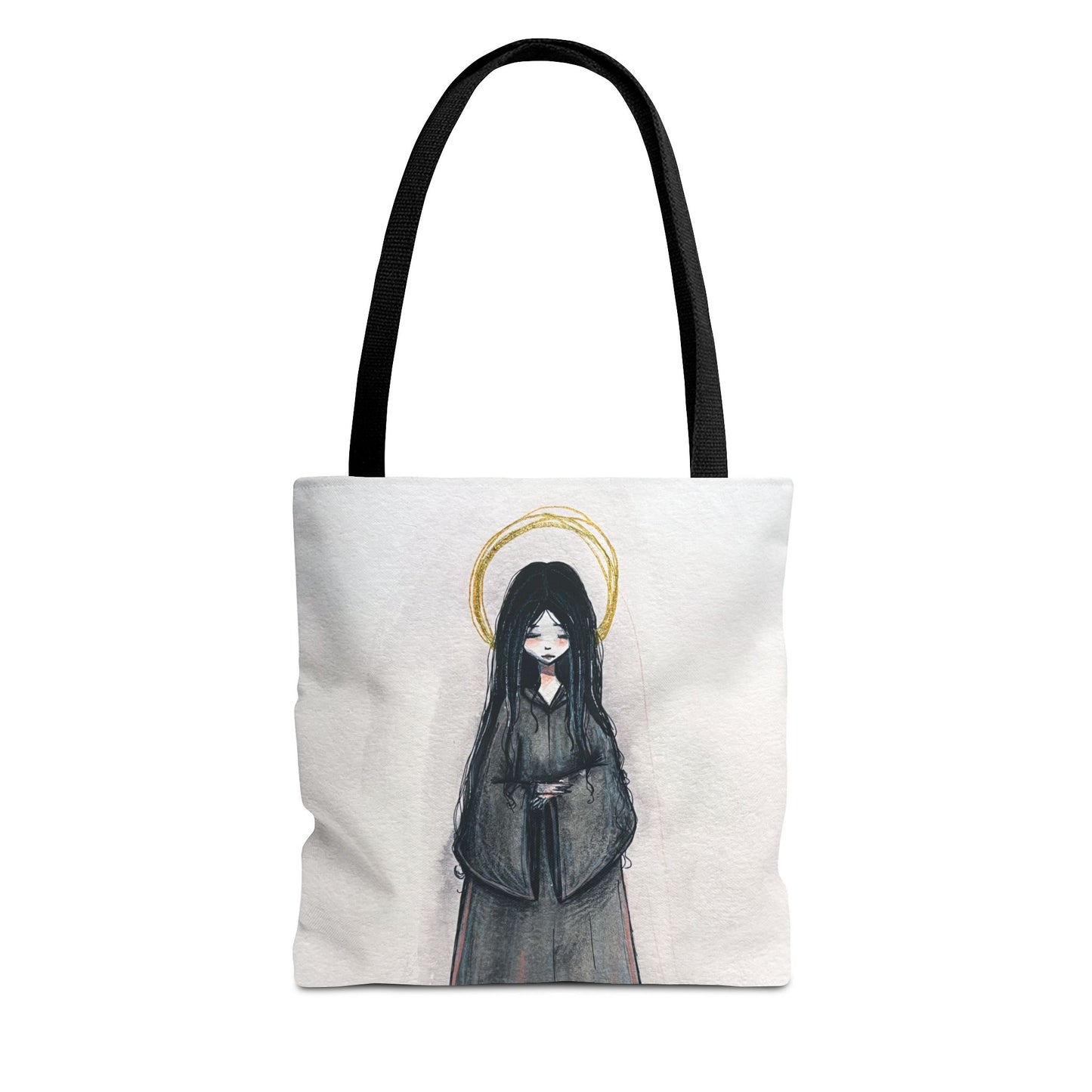 Blessed Mary Magdalen Kiota Hand-Drawn Catholic Tote Bag | Martyrs of Japan Christian Tote | Sanctified Solocosmo Religious Tote