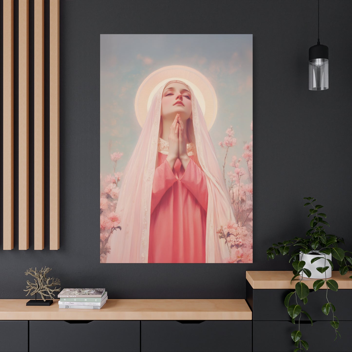 Saint Illuminata - Gallery Wrapped Canvas - Print - Religious Art for your Home - Catholic Art Print