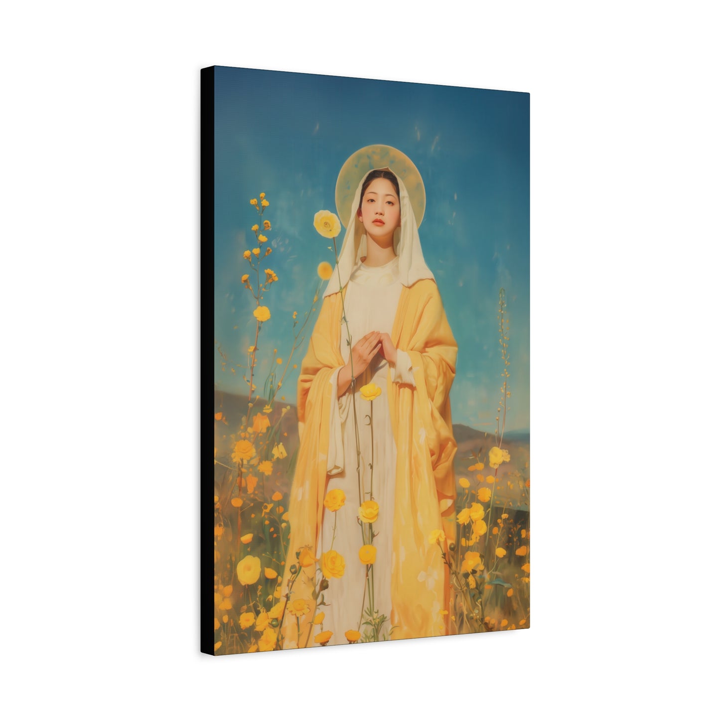 Saint Agatha Lin - Gallery Wrapped Canvas - Print - Religious Art for your Home - Catholic Art