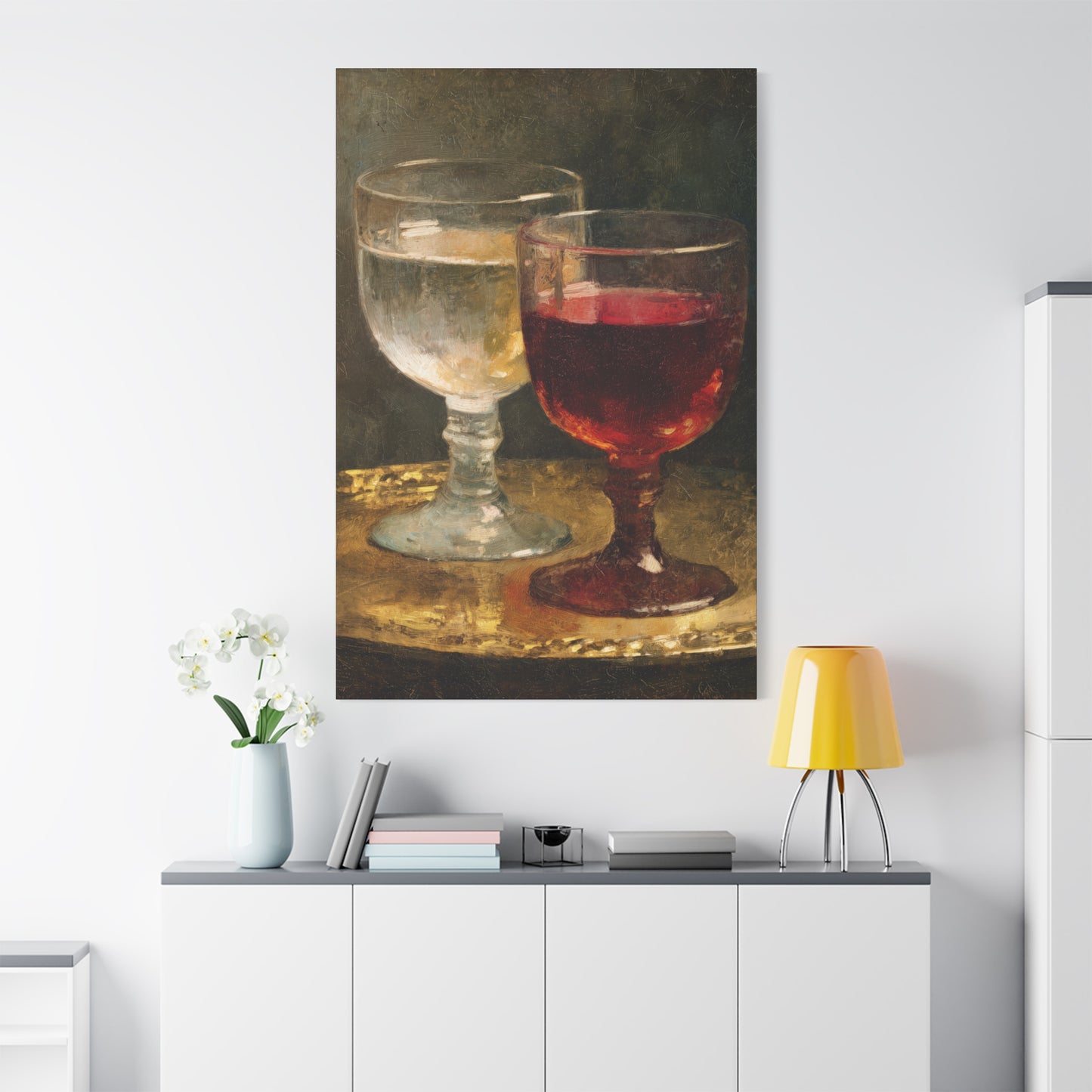Cana and the Miracle of Abundance - Water into Wine - Gallery Wrapped Canvas - Print - Religious Art for your Home - Catholic Art Print