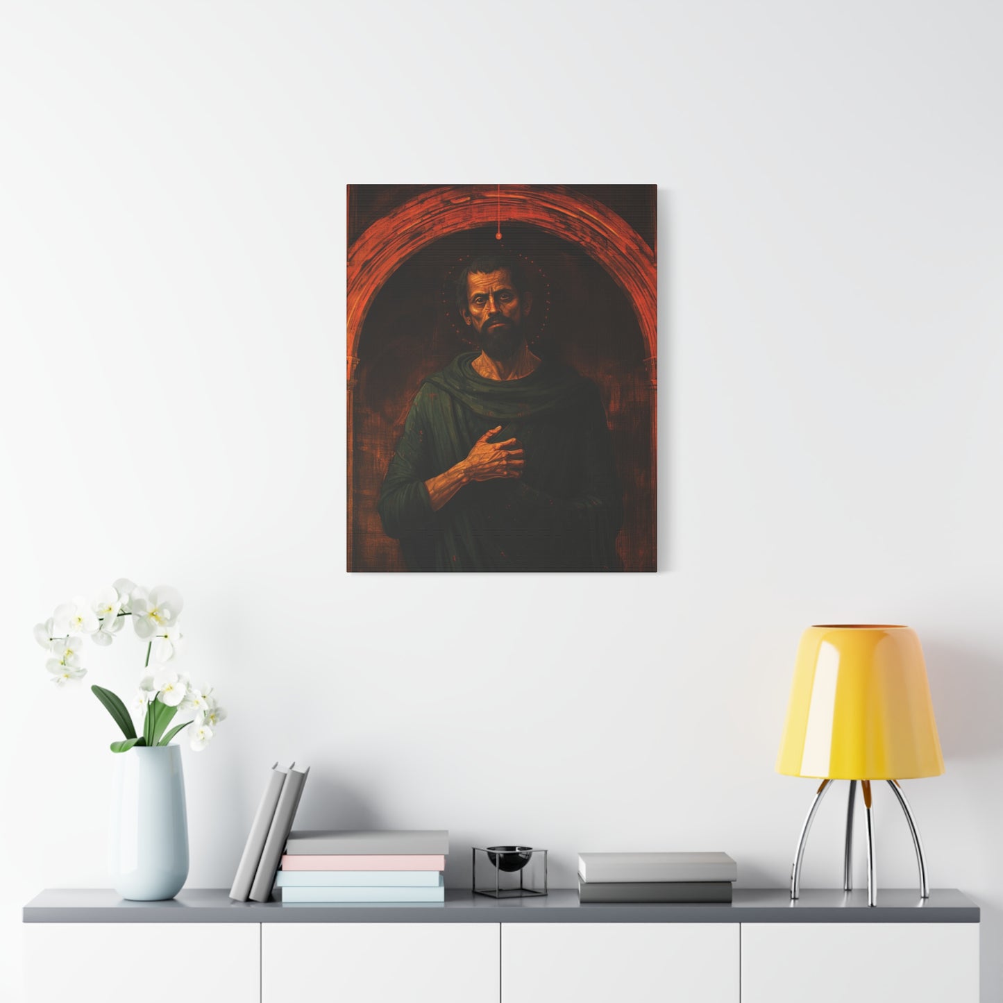 Saint Bartholomew Canvas Print - Multiple Sizes - Catholic Home art - Museum Wrapped Canvas - Sanctified Souls Print