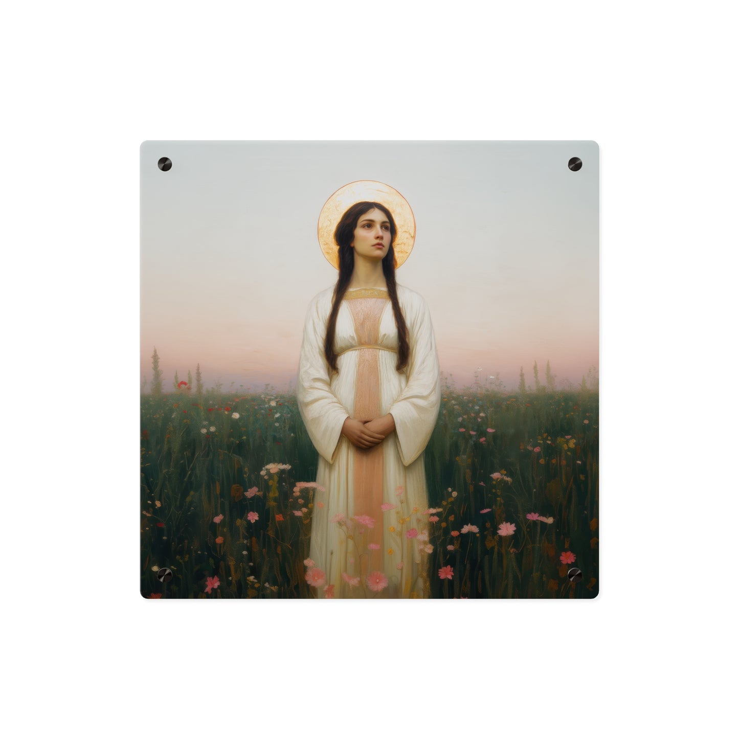 Saint Sabina Wall Art Panel - Ready to Hang Acrylic Print - Catholic Saint Art - Patron Saint Print - No Frame needed