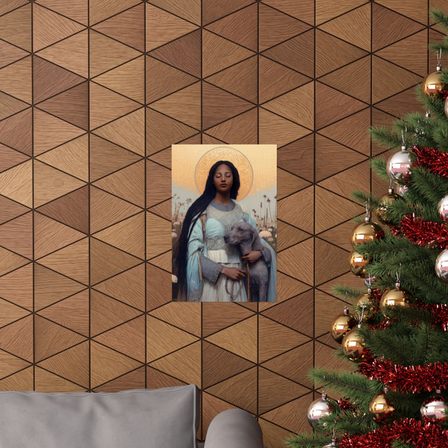 Saint Quiteria - Sanctified Souls Print - Multiple Sizes - Premium Matte Vertical Posters