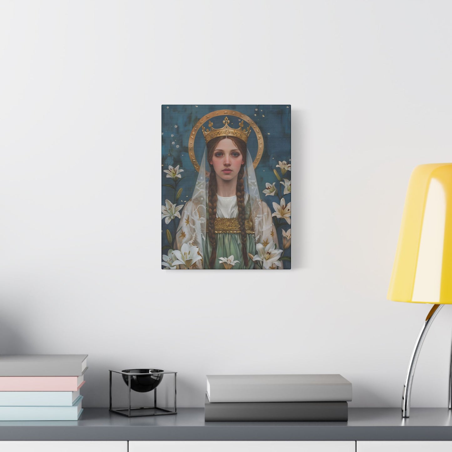 Saint Isabel of France - Museum Wrapped Canvas - Sanctified Souls Print - Religious Art - Catholic Saint