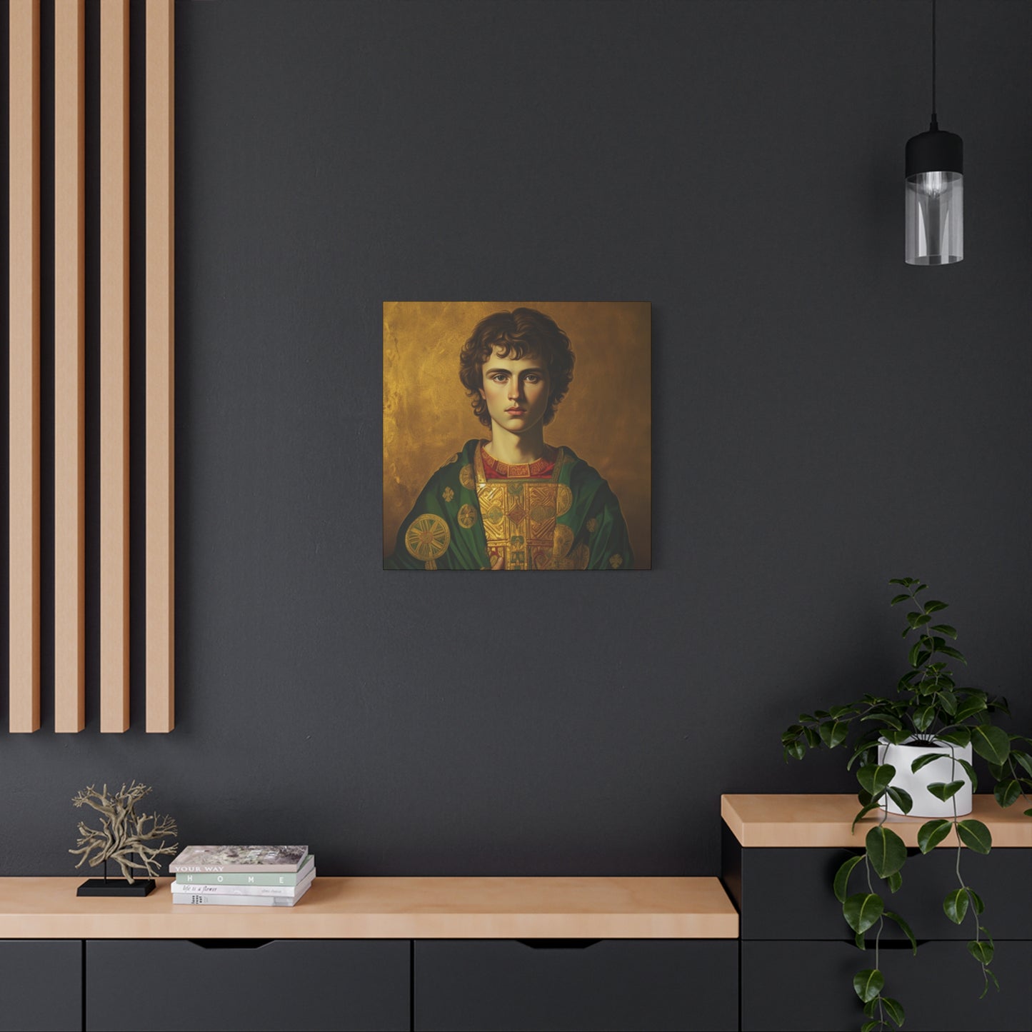 Saint Pantaleon Canvas Print - Multiple Sizes - Catholic Home art - Museum Wrapped Canvas - Sanctified Souls Print