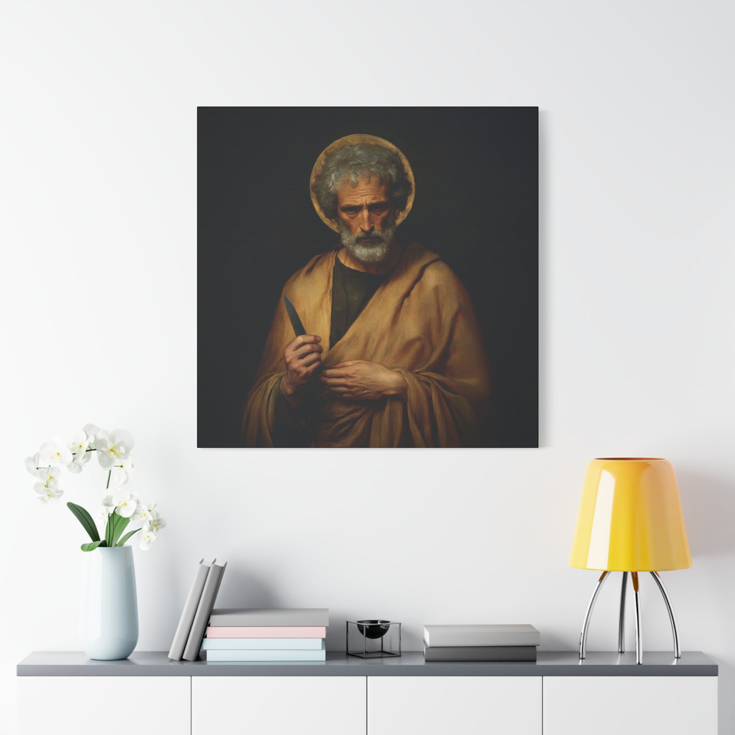 Saint Bartholomew the Apostle  - Gallery Wrapped Canvas - Print - Religious Art for your Home - Catholic