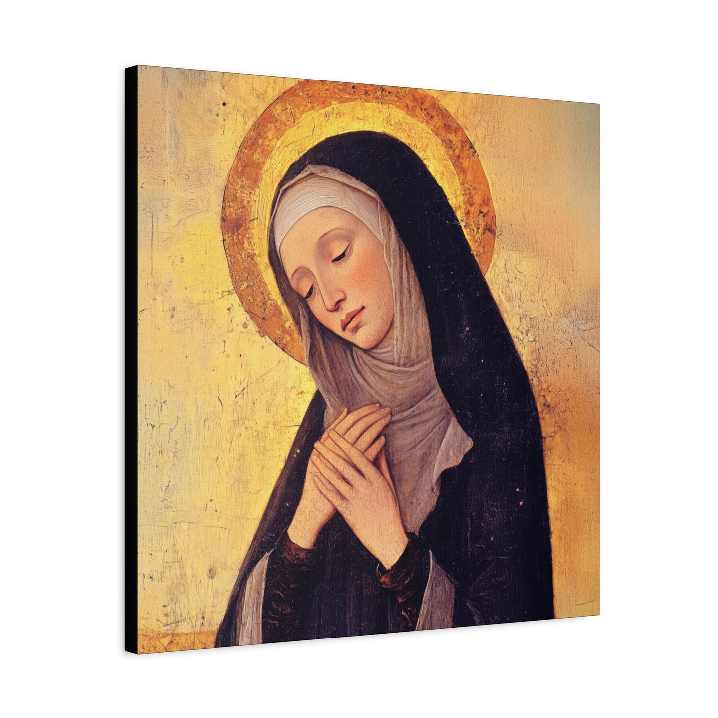Saint Syncletica of Alexandria - Desert Mother - Gallery Wrapped Canvas - Print - Religious Art for your Home - Catholic