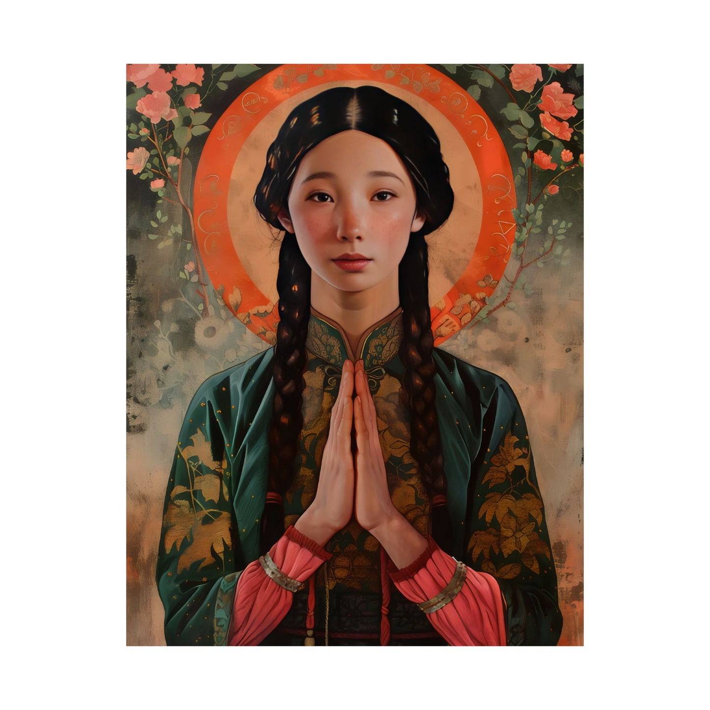 Saint Anna Wang - Sanctified Souls Print - Multiple Sizes - Premium Matte Vertical Posters -  Martyr of China