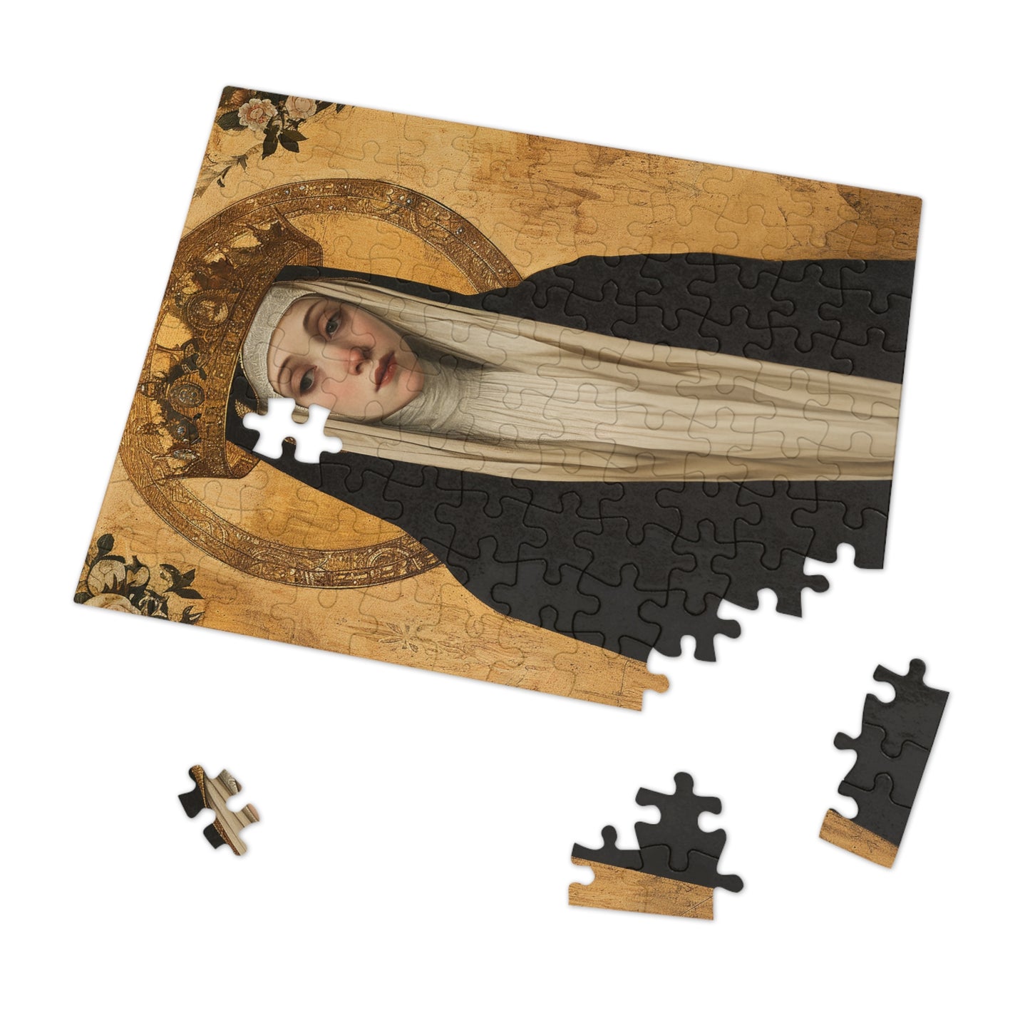 Saint Margaret of Hungary - Puzzle and Keepsake Tin - Religious Jigsaw Puzzle (30, 110, 252, 500,1000-Piece) - Religious Puzzle