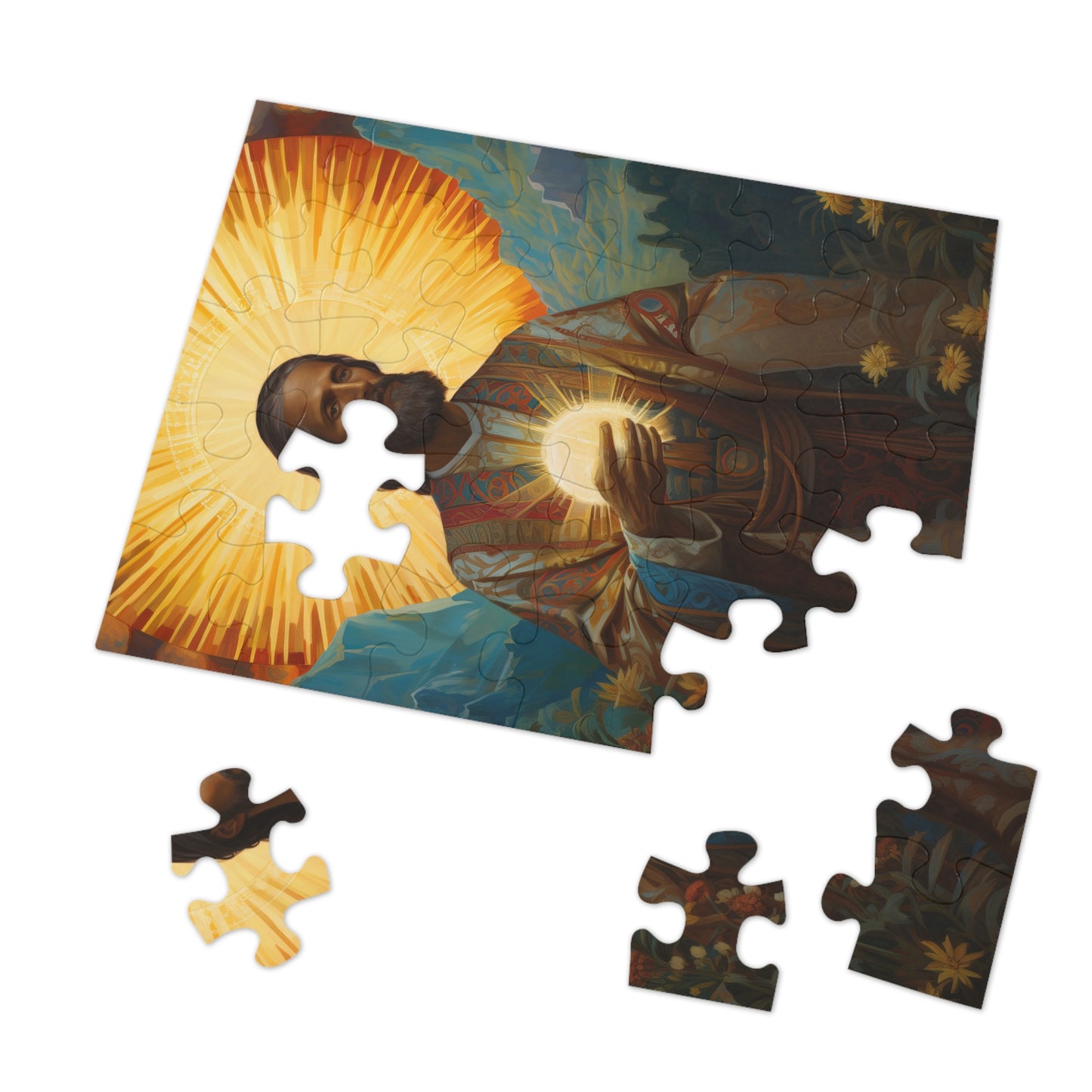 Saint Benignus of Dijon - Puzzle and Keepsake Tin - Jigsaw Puzzle (30, 110, 252, 500,1000-Piece) - Religious Puzzle