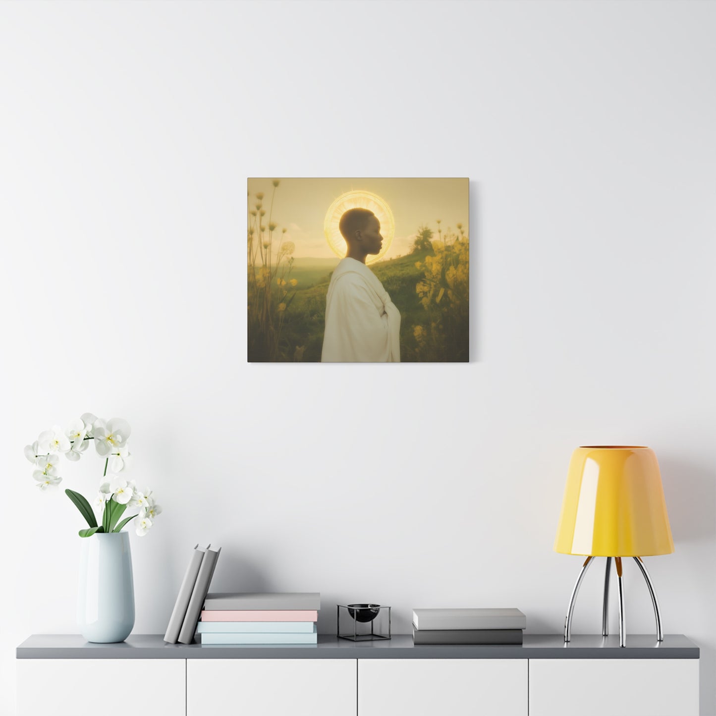 Saint Charles Lwanga -  Museum Wrapped Canvas - Sanctified Souls Print - Religious Art for your Home - Catholic Patron Saint Art