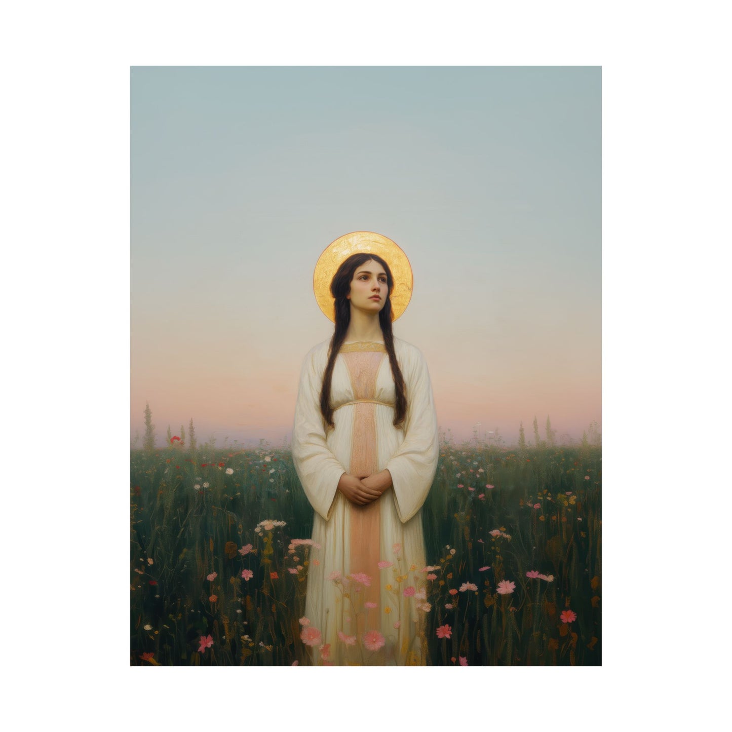 Saint Sabina - Sanctified Souls Print - Multiple Sizes - Premium Matte Vertical Posters - Patron Saint Art