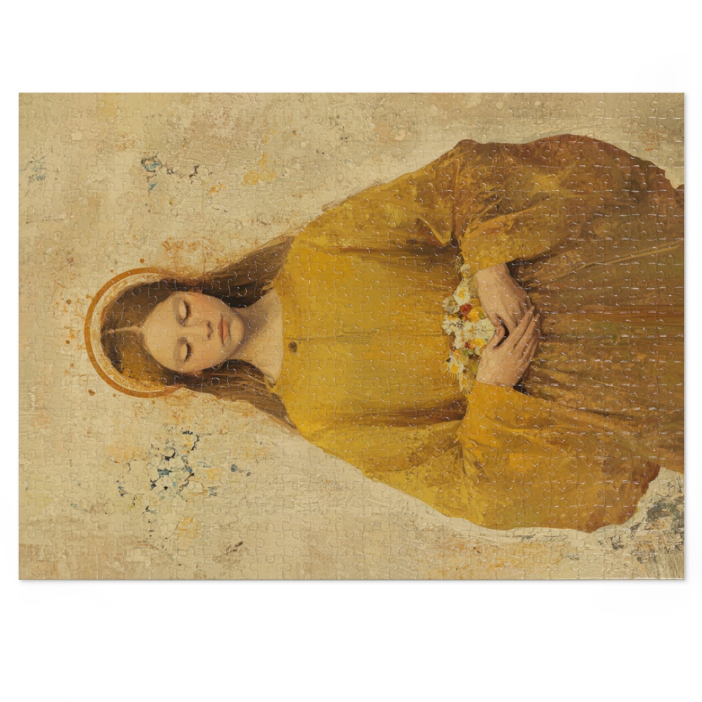 Saint Lucy - Puzzle and Keepsake Tin - Religious (30, 110, 252, 500,1000) - Religious Puzzle - Gifts for Catholic Families