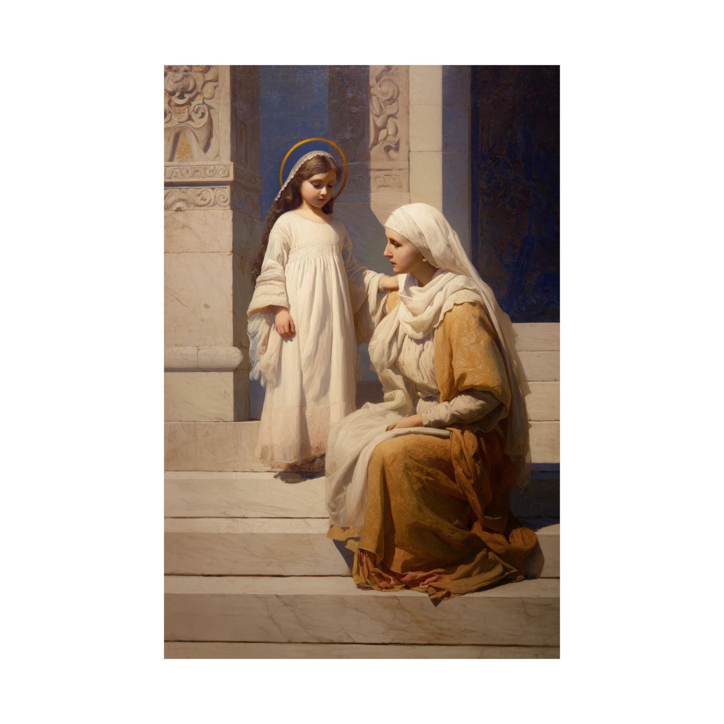 The Feast of the Presentation of the Blessed Mary - Sanctified Souls Print - Multiple Sizes - Premium Matte Vertical Posters