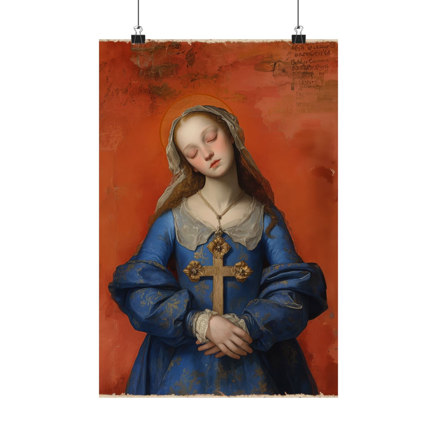 Saint Philomena of San Severino Poster Print - Sanctified Souls Print - Multiple Sizes - Premium Posters - Catholic Art for your home