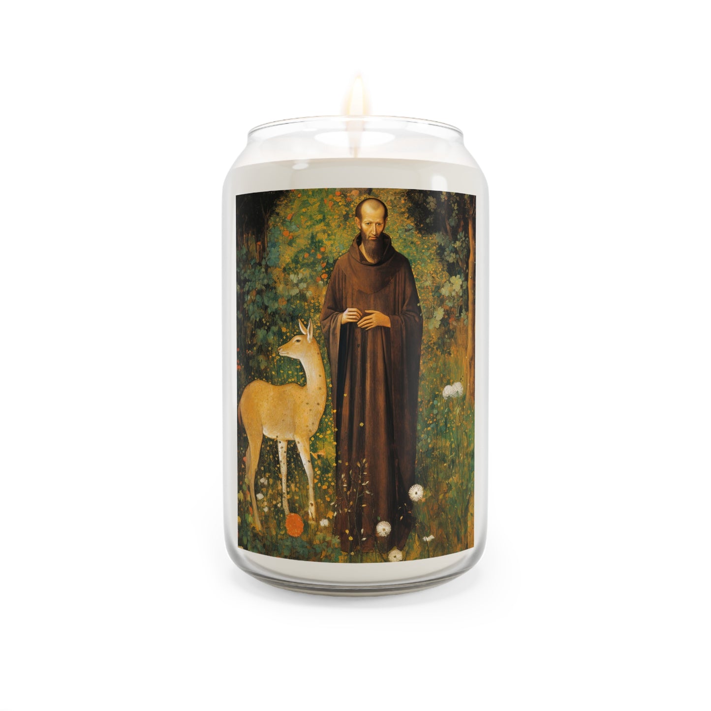Saint Giles - Scented Prayer Candle, 13.75oz - Tall Size - Religious Prayer Candle - Catholic Art