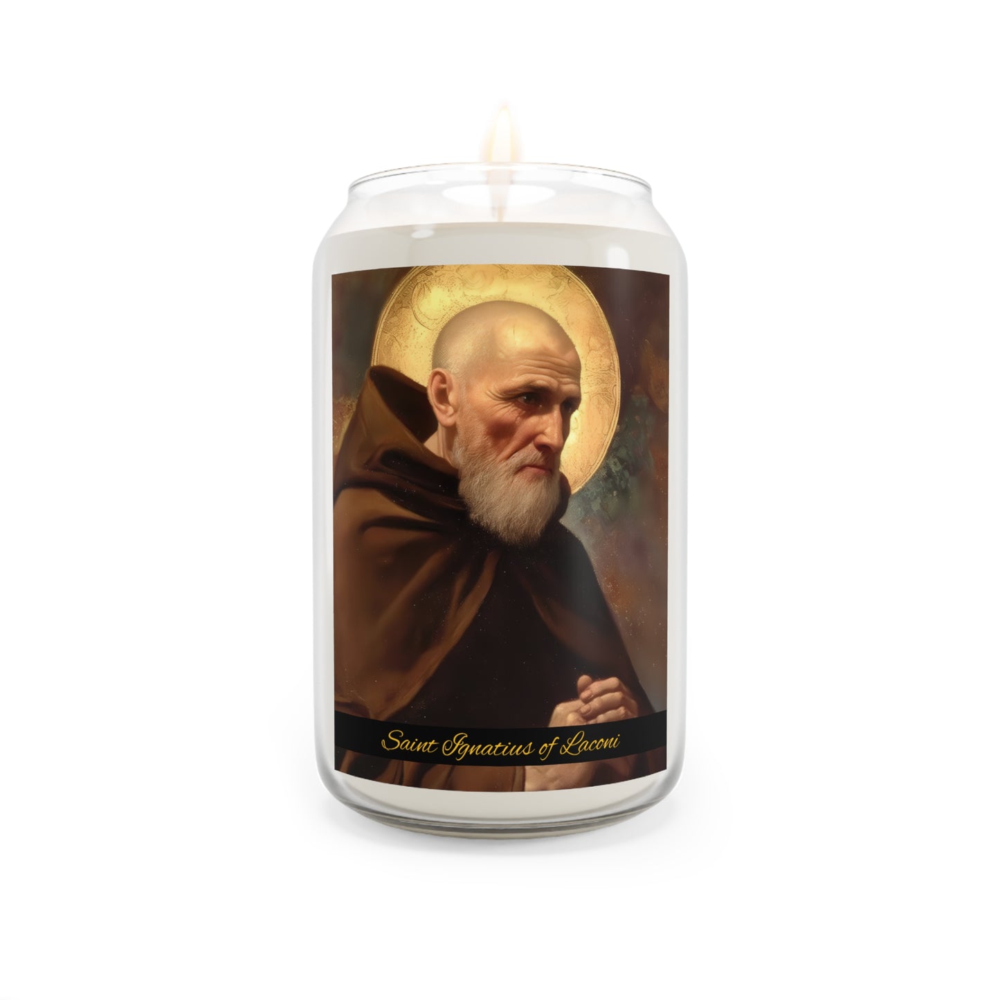Saint Ignatius of Laconi - Scented Prayer Candle, 13.75oz - Tall Size - Religious Prayer Candle