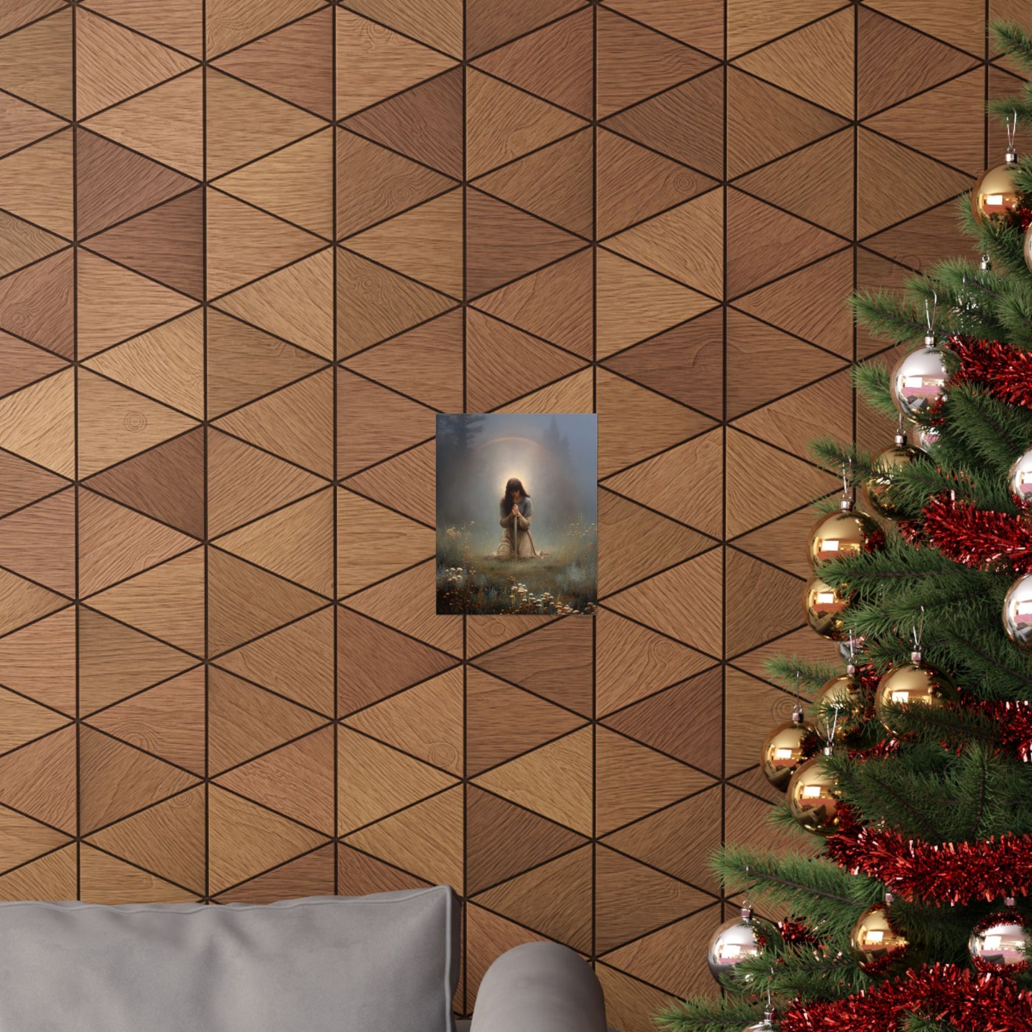 Saint Joan of Arc - Sanctified Souls Print - Multiple Sizes - Premium Posters - Catholic Art - Christian Home Decor Artwork