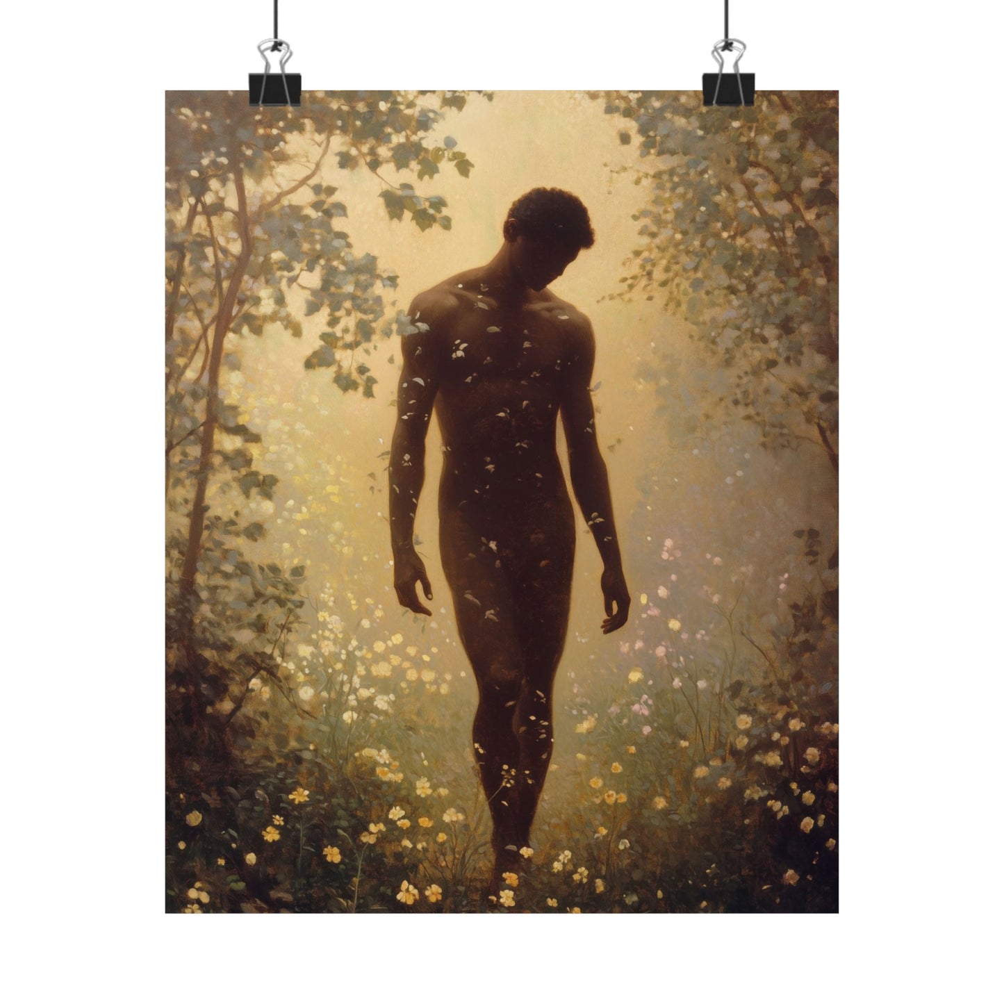 Saint Adam - Sanctified Souls Print - Multiple Sizes - Premium Posters - Catholic Art - Christian Home Decor Artwork