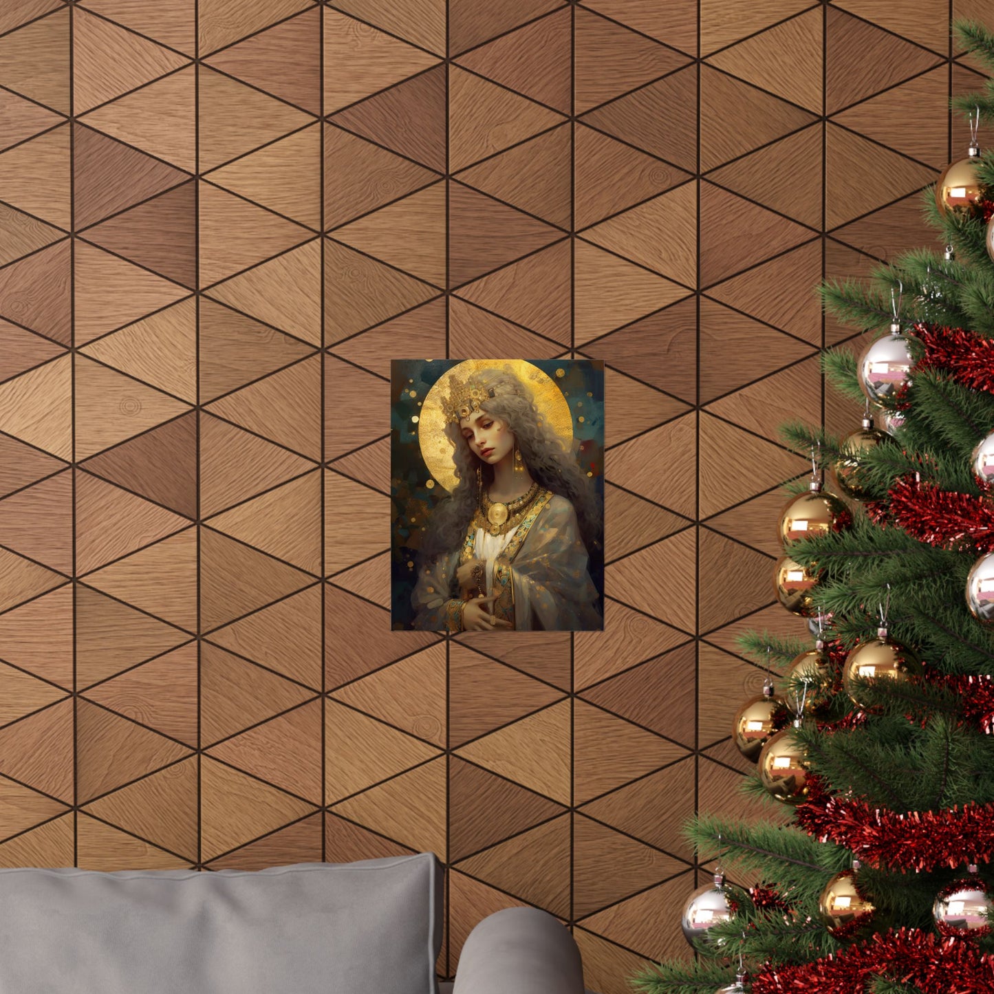 Saint Catherine of Alexandria - Sanctified Souls Print - Multiple Sizes - Premium Matte Vertical Posters