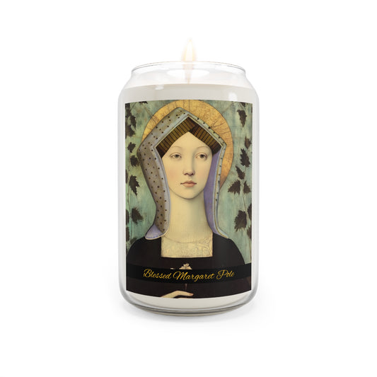 Blessed Margaret Pole - Scented Prayer Candle, 13.75oz - Tall Size - Religious Prayer Candle - English Tudor Saint Art - Catholic Saint