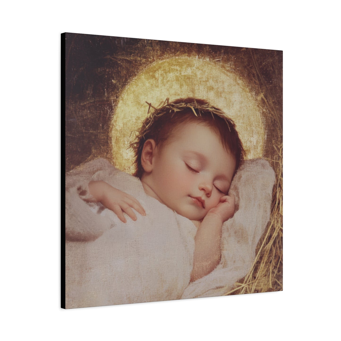 The Christ Child Born Into the Quiet of the World - Gallery Wrapped Canvas - Print - Religious Art for your Home - Catholic Art Print