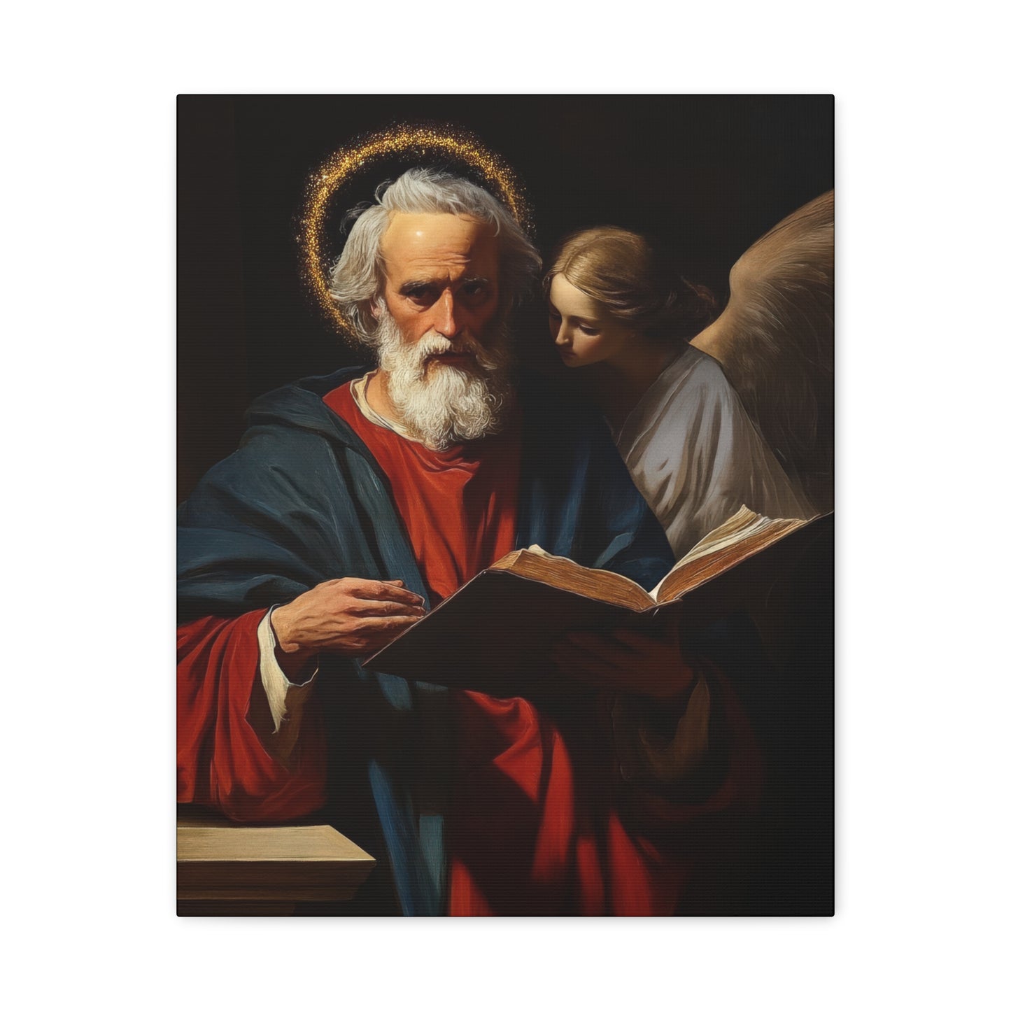 Saint Matthew the Apostle - Gallery Wrapped Canvas - Print - Religious Art for your Home - Catholic