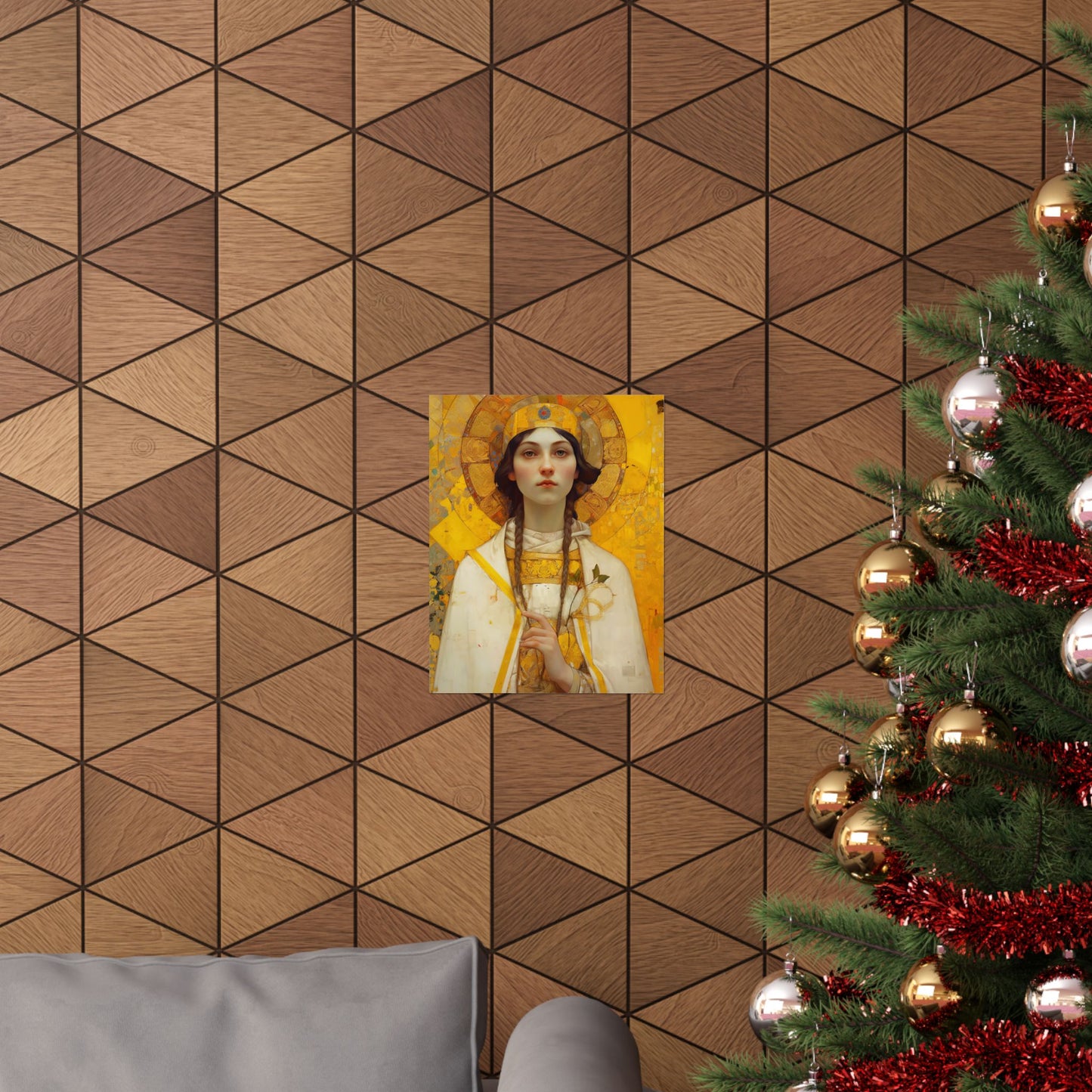 Saint Agatha Print - Sanctified Souls Print - Multiple Sizes - Premium Matte Vertical Posters - Patron Saint of Nurses