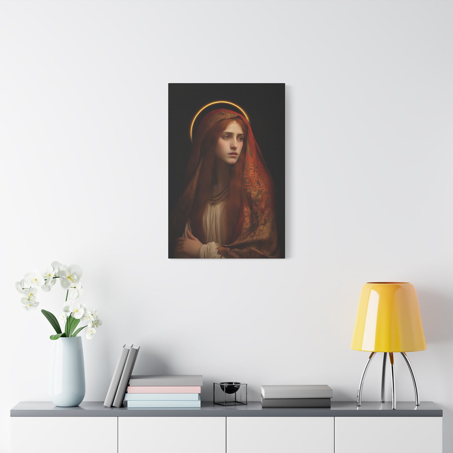 The Beloved Disciple - Mary Magdalene's Devotion - Museum Wrapped Canvas - Sanctified Souls Print - Religious Art for your Home