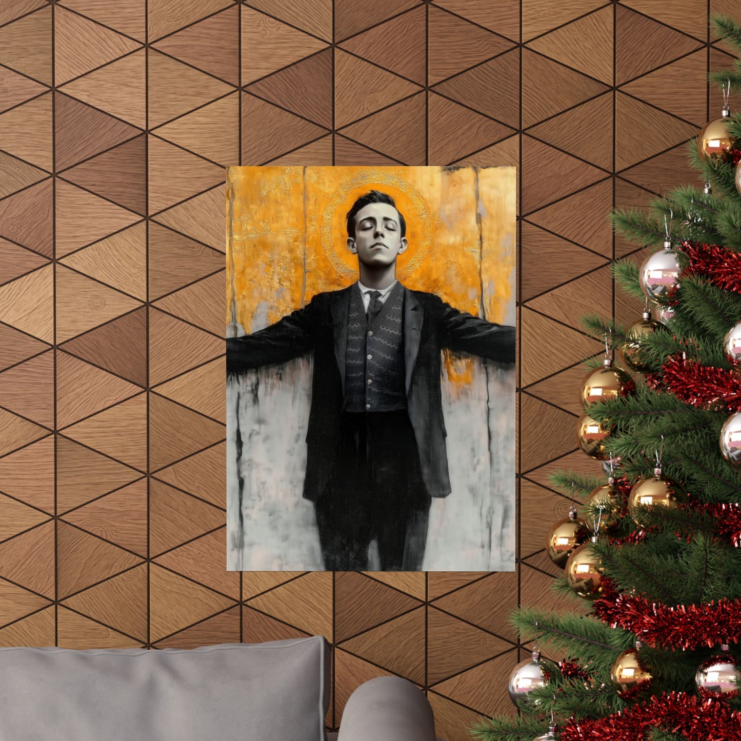 Blessed Miguel Pro - Sanctified Souls Print - Multiple Sizes - Premium Matte Vertical Posters - Catholic Saint art - Prayer Room Print