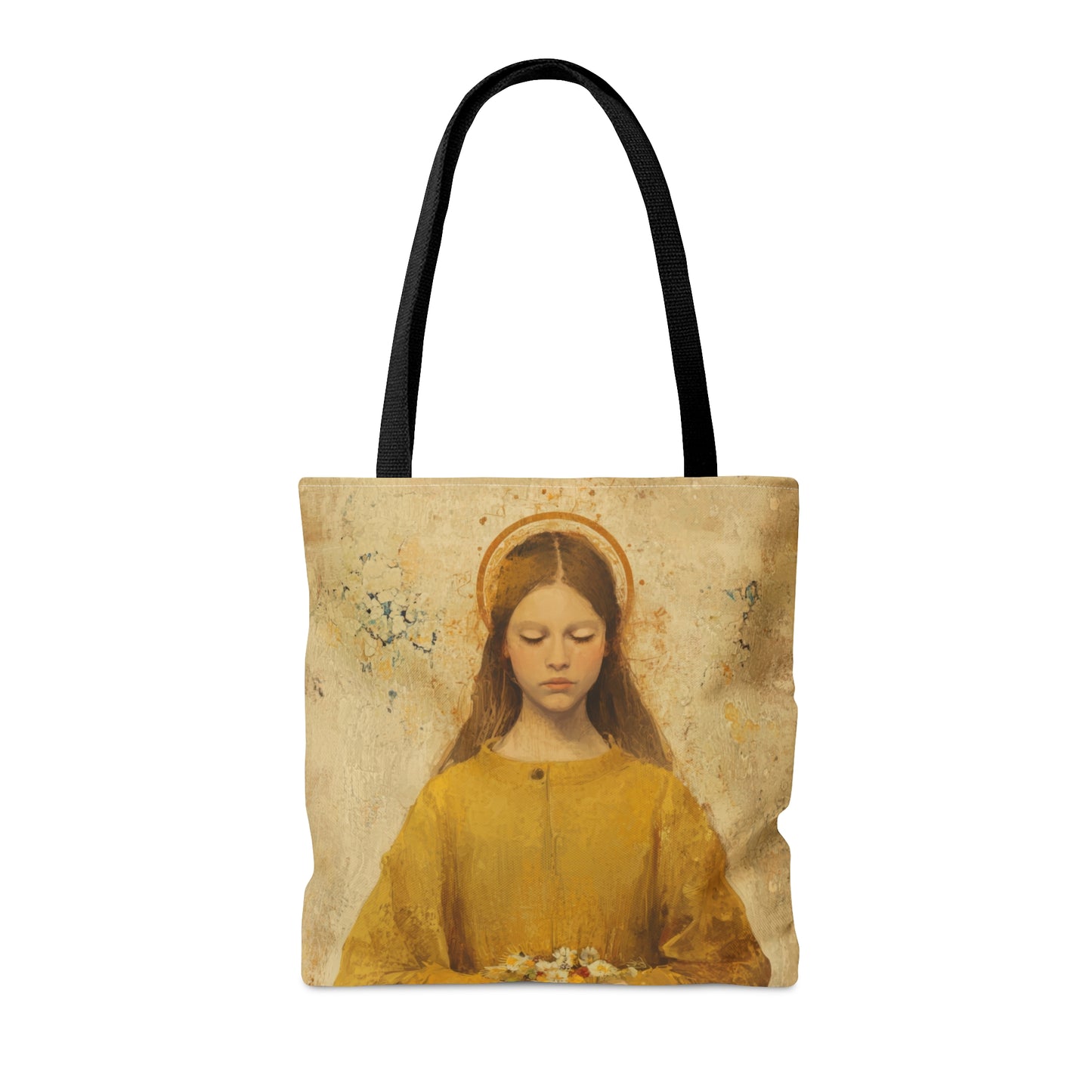 Saint LucyTote Bag - Large Medium Small Faith Art Bag - Catholic Faith Purse - Religious - Prayer Bag - Devotional Purse - Bible Bag