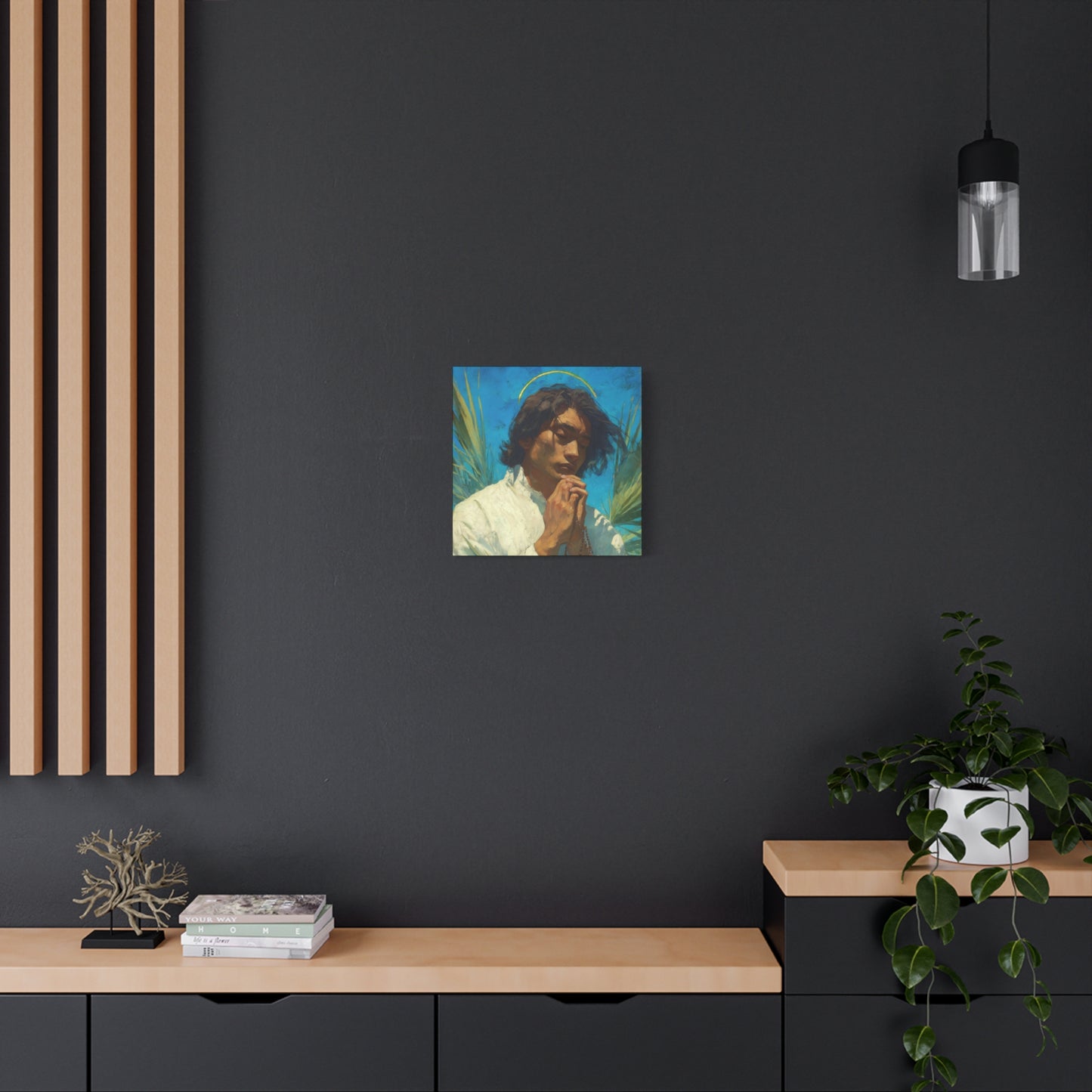Saint Lorenzo Ruiz - Multiple Sizes - Catholic Home art - Museum Wrapped Canvas - Sanctified Souls Print - Catholic Martyr Art