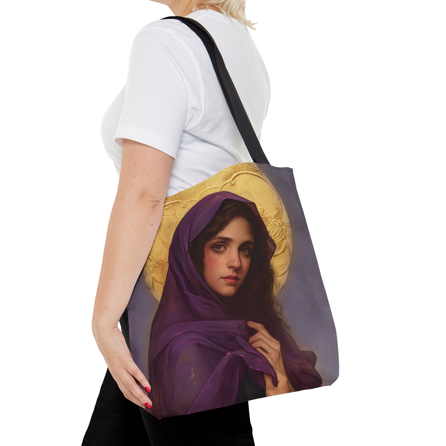 Saint Lydia Purpuraria / Lydia of Thyatira Tote Bag - Large Medium Small Faith Art Bag - Catholic Faith Purse - Religious Carry All