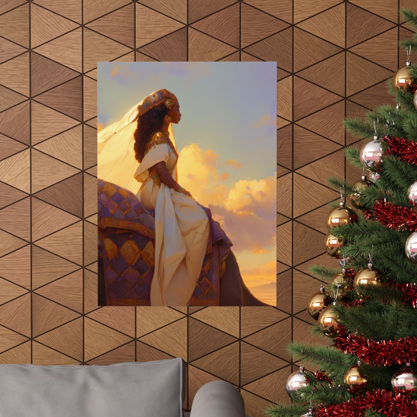 Queen of Sheba - Sanctified Souls Print - Multiple Sizes - Premium Matte Vertical Posters