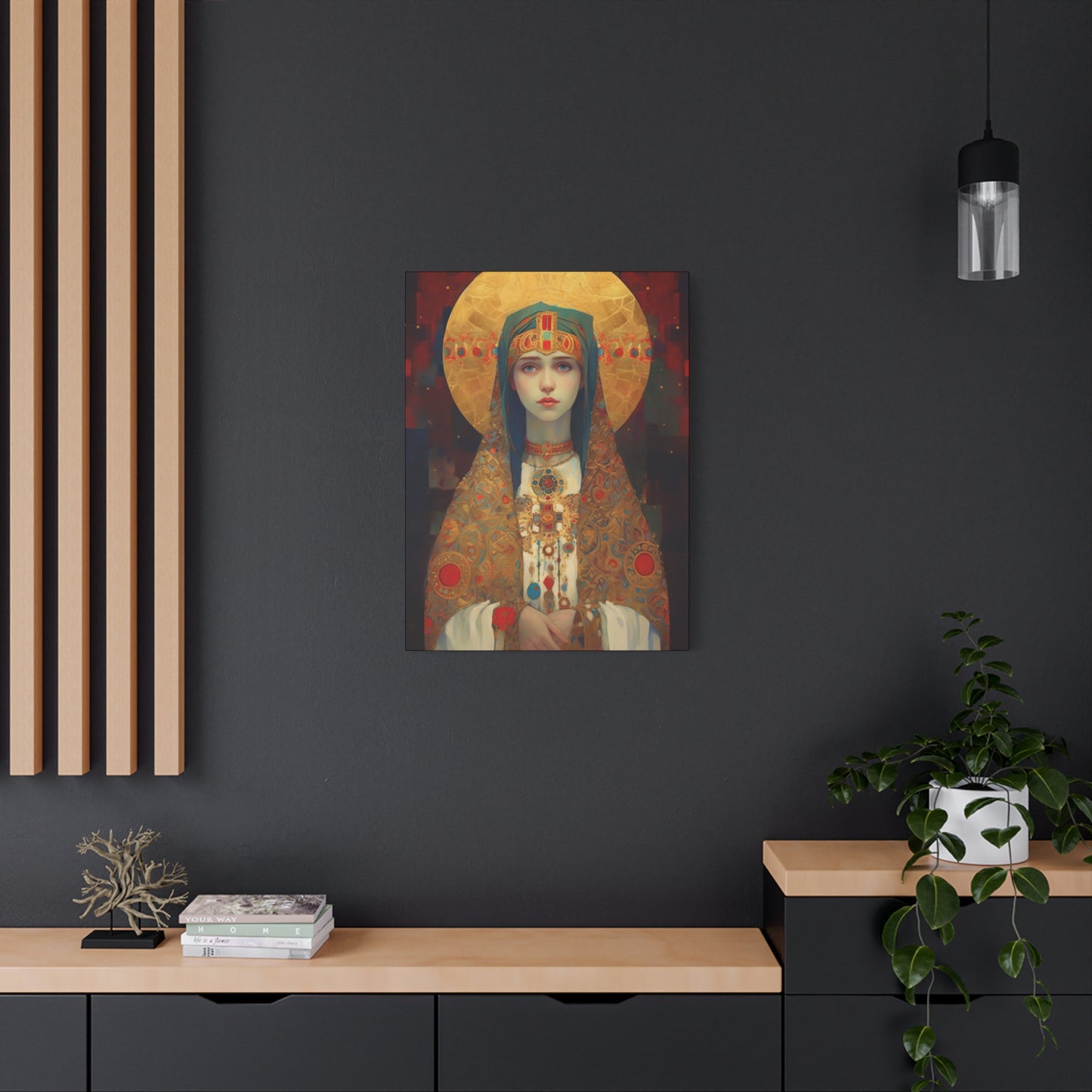 Saint Anastasia of Sirmium - Museum Wrapped Canvas - Sanctified Souls Print - Religious Art for your Home