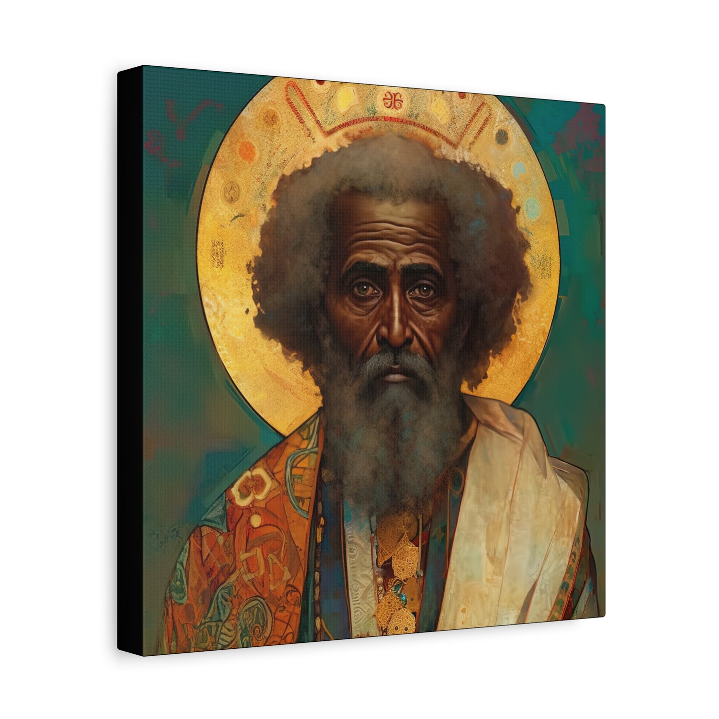 Saint Moses - Museum Wrapped Canvas - Sanctified Souls Print - Religious Art for your Home