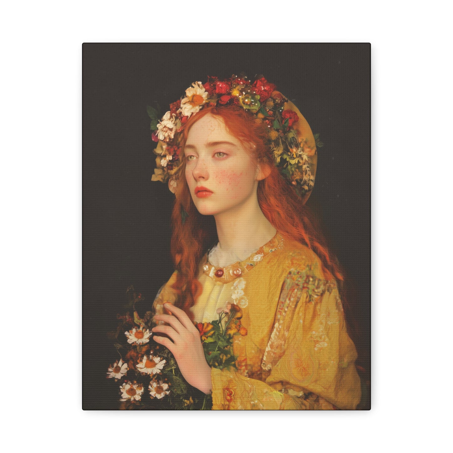 Radiance of Repentance - Mary Magdalene's Renewal - Museum Wrapped Canvas - Print - Religious Art for your Home - Prayer Room - Catholic