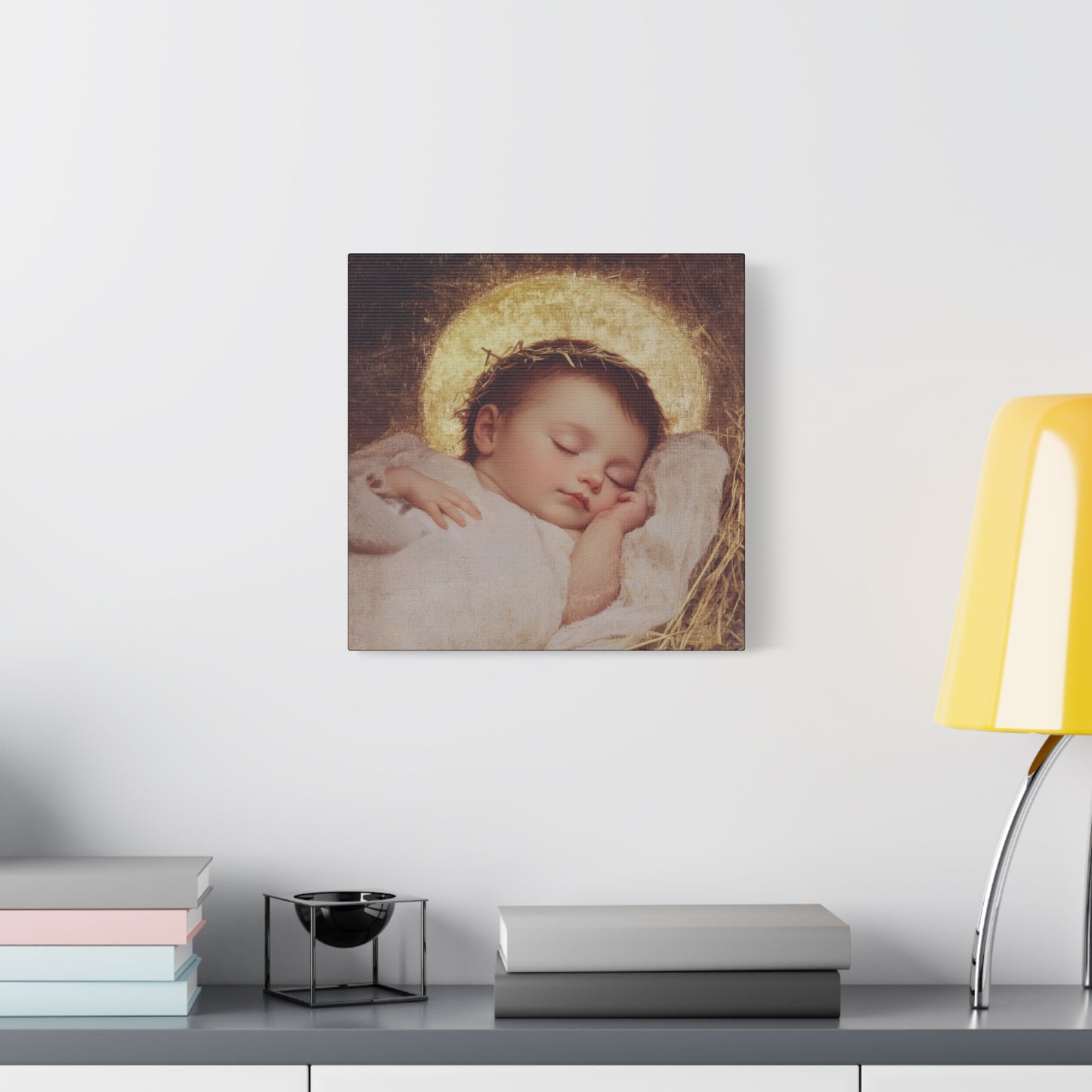 The Christ Child Born Into the Quiet of the World - Gallery Wrapped Canvas - Print - Religious Art for your Home - Catholic Art Print