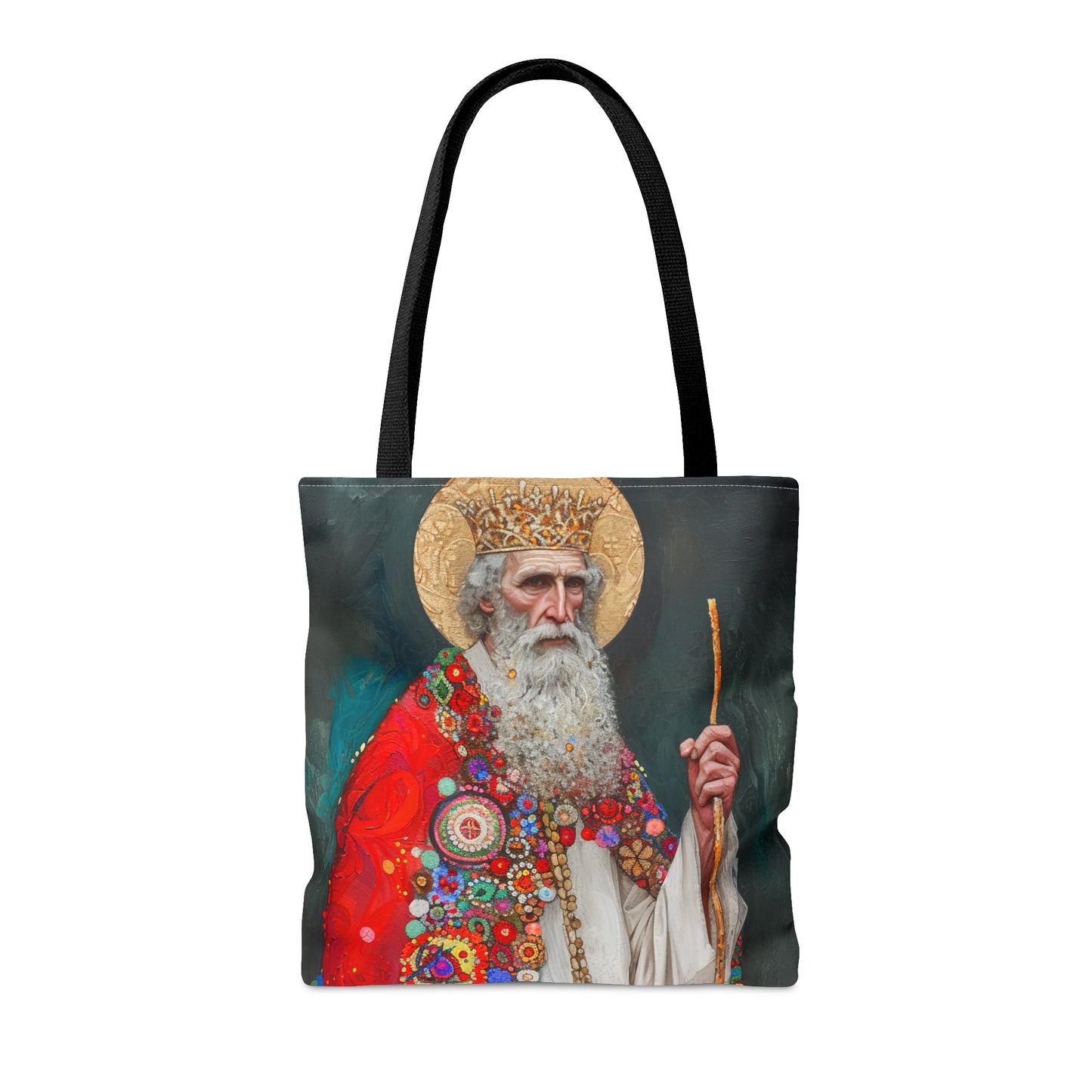 Saint Richard - Purse - Three sizes - Large Medium Small Faith Art Bag - Catholic purse - Double Sided - Patron Saint Artwork