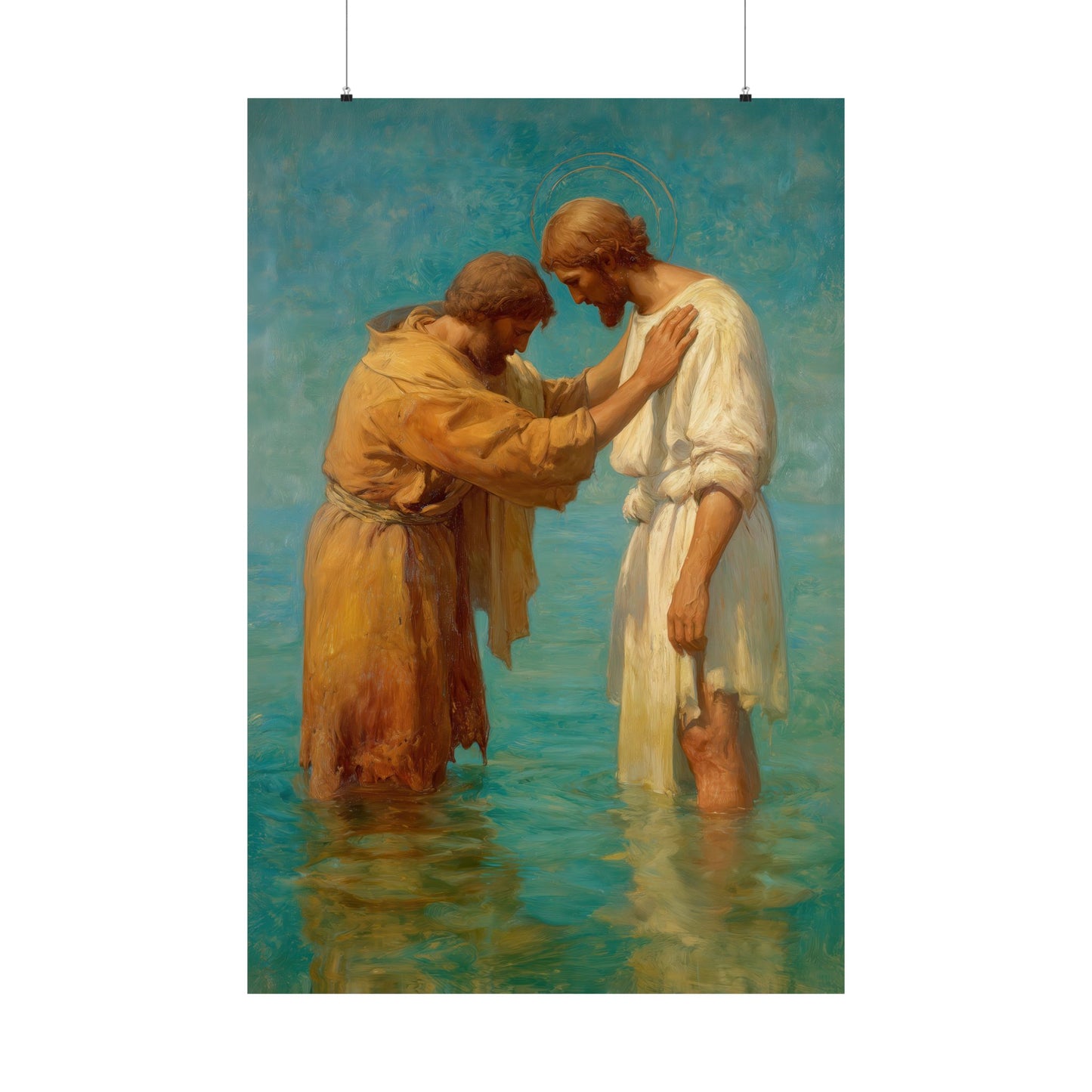 Saint John the Baptist, Servant of the Dawn - Sanctified Souls Print - Multiple Sizes - Premium Matte Vertical Posters