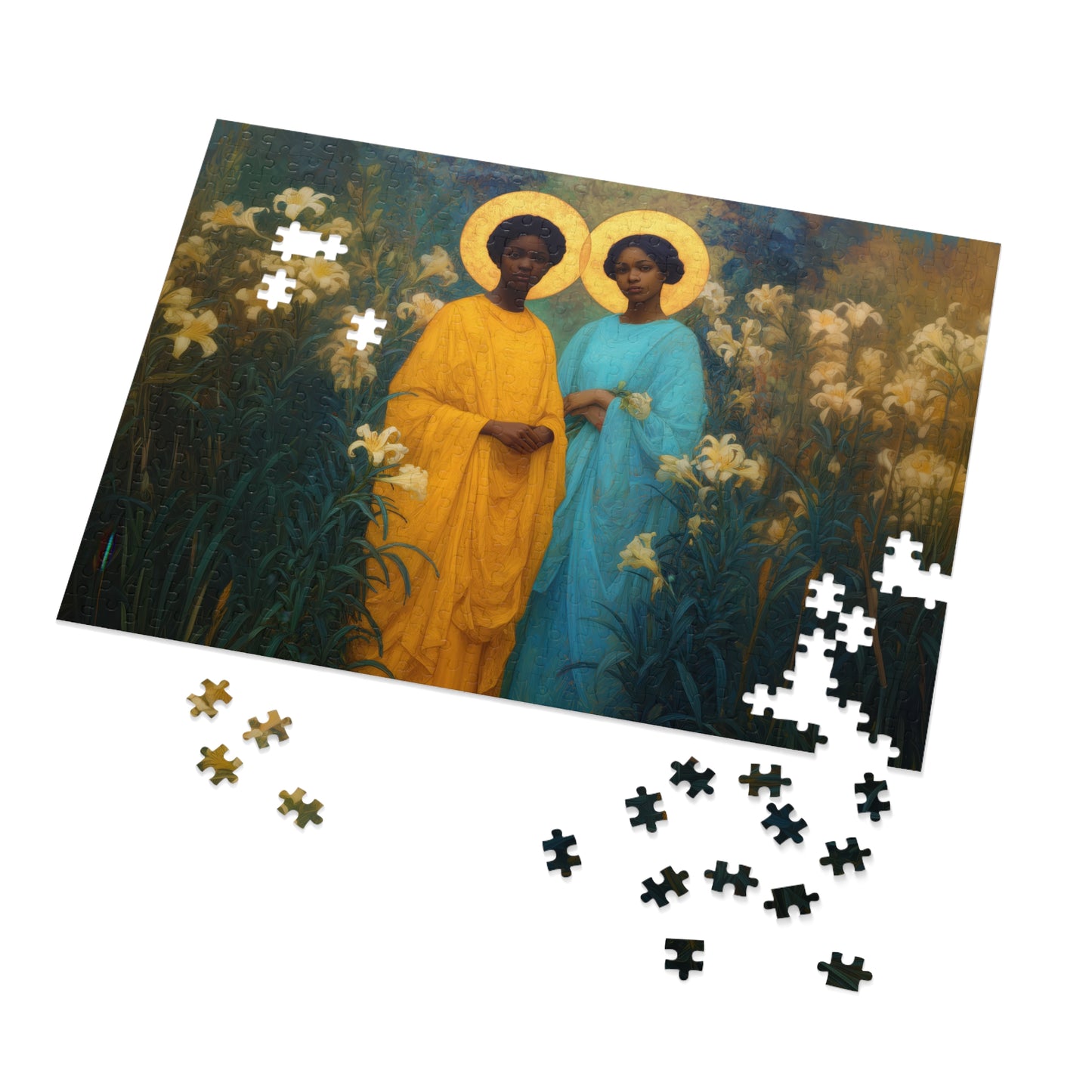 Saint Perpetua and Saint Felicity - Puzzle and Keepsake Tin - Religious Jigsaw Puzzle (30, 110, 252, 500,1000) - Gift for Catholic Families