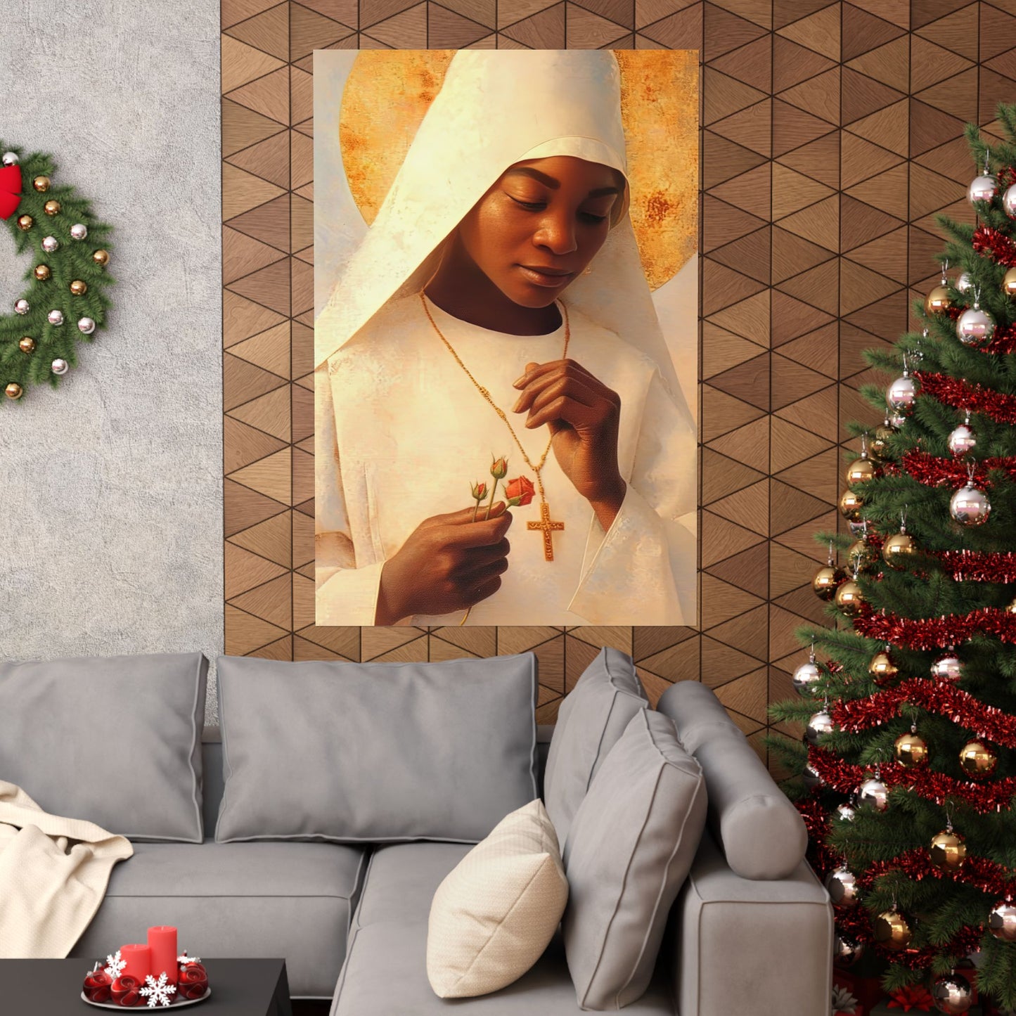 Blessed Marie-Clementine Anuarite Nengapeta - Sanctified Souls Print - Multiple Sizes - Premium Matte Vertical Posters