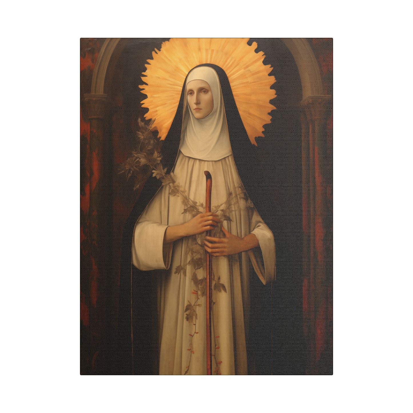 Saint Margaret of Castello - Museum Wrapped Canvas - Sanctified Souls Print - Religious Art for your Home - Blessed Margaret of Castello