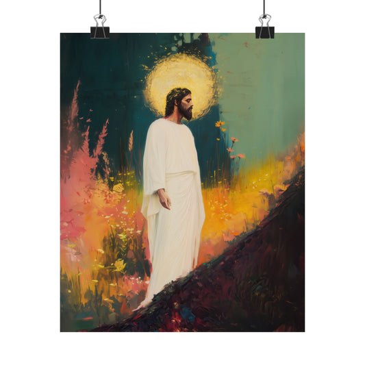Christus Resurrexit (Christ Is Risen) - Sanctified Souls Print - Multiple Sizes - Premium Matte Vertical Posters - Catholic