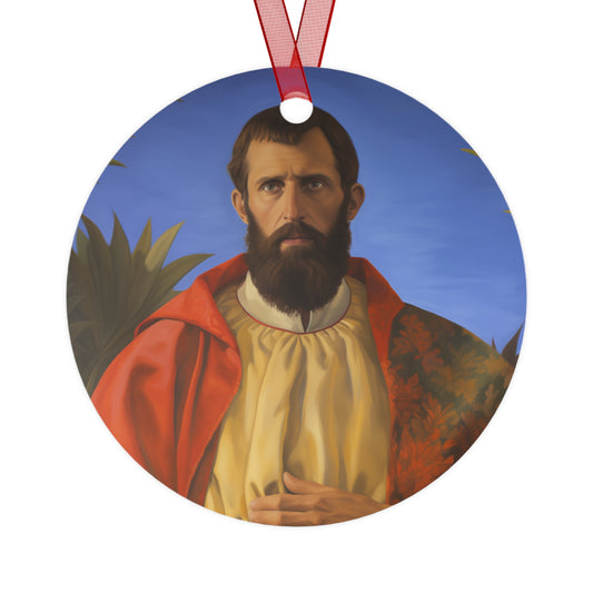 Saint Thomas the Apostle - Religious Holiday Christmas Ornament and Keepsake - Double sided Religious Ornament